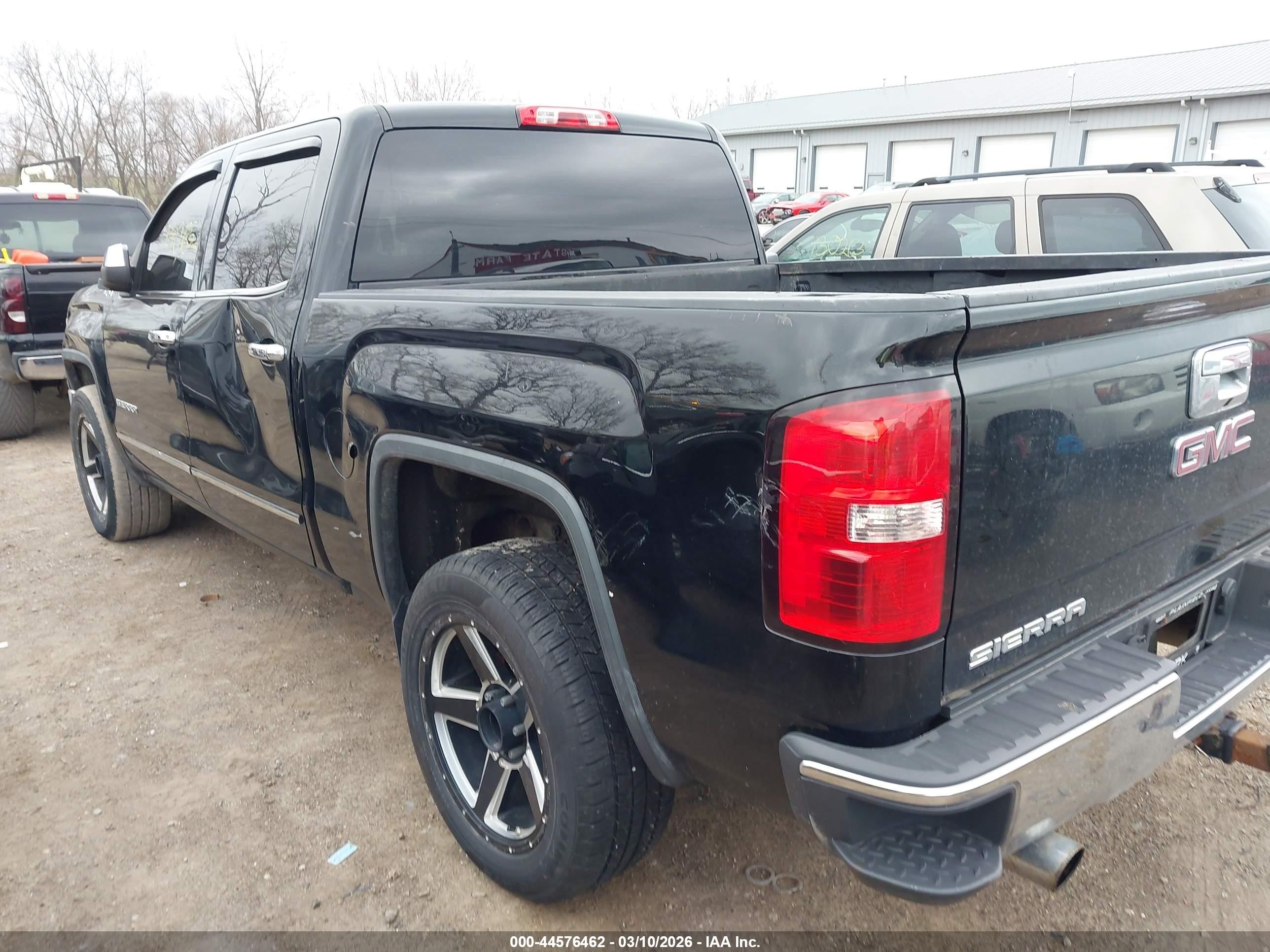 2015 Gmc Sierra 1500 Sle Black vin: 3GTU2UEC4FG355649