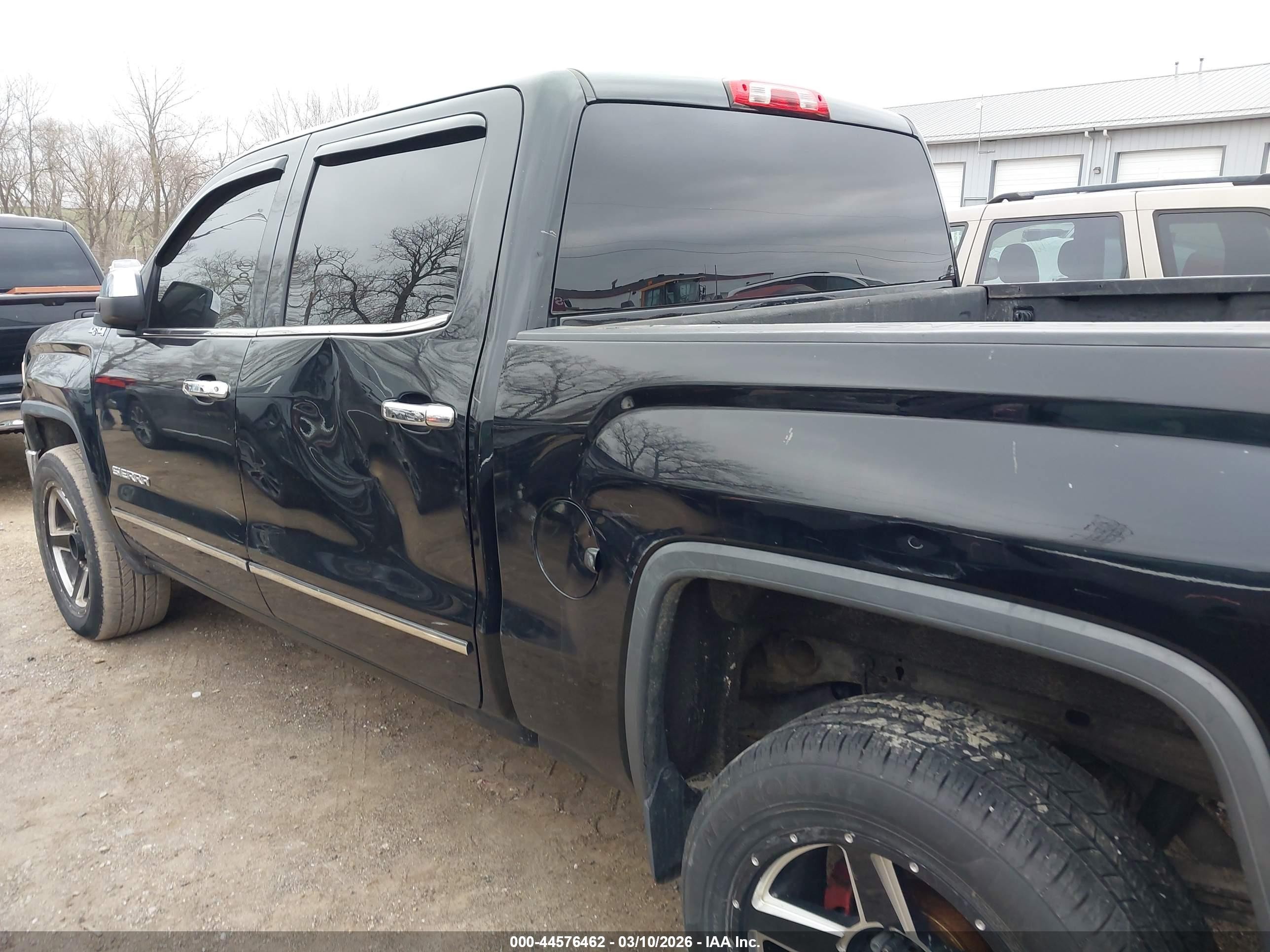 2015 Gmc Sierra 1500 Sle Black vin: 3GTU2UEC4FG355649