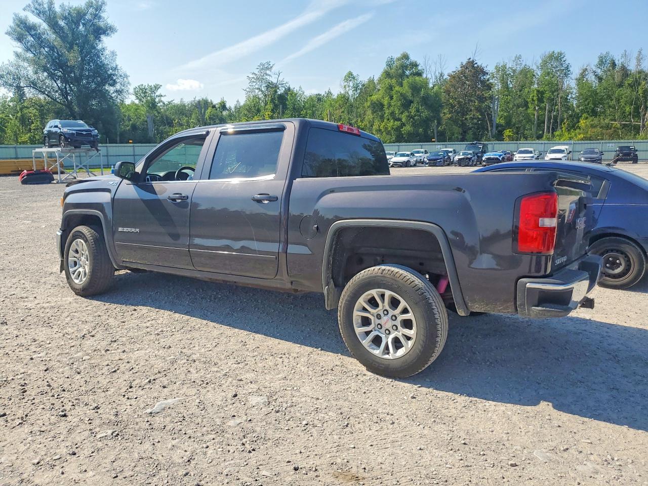 2015 Gmc Sierra K1500 Sle Gray vin: 3GTU2UEC4FG402646