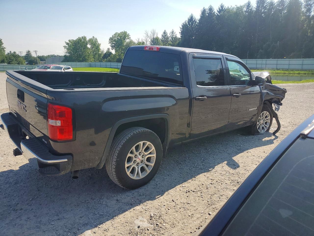 2015 Gmc Sierra K1500 Sle Gray vin: 3GTU2UEC4FG402646