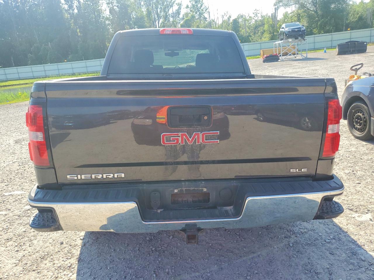 2015 Gmc Sierra K1500 Sle Gray vin: 3GTU2UEC4FG402646