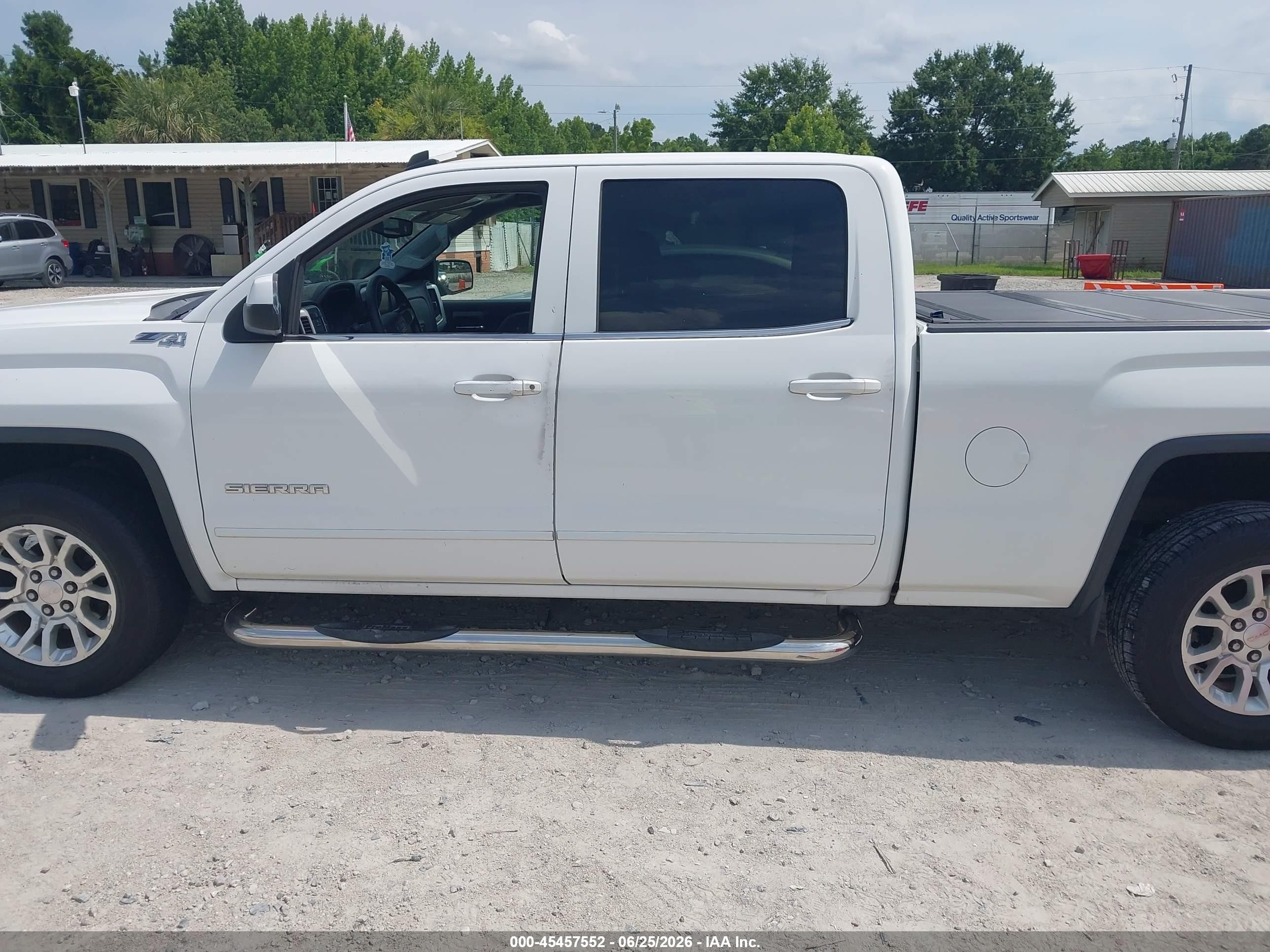 2014 Gmc Sierra 1500 Sle White vin: 3GTU2UEC5EG109112