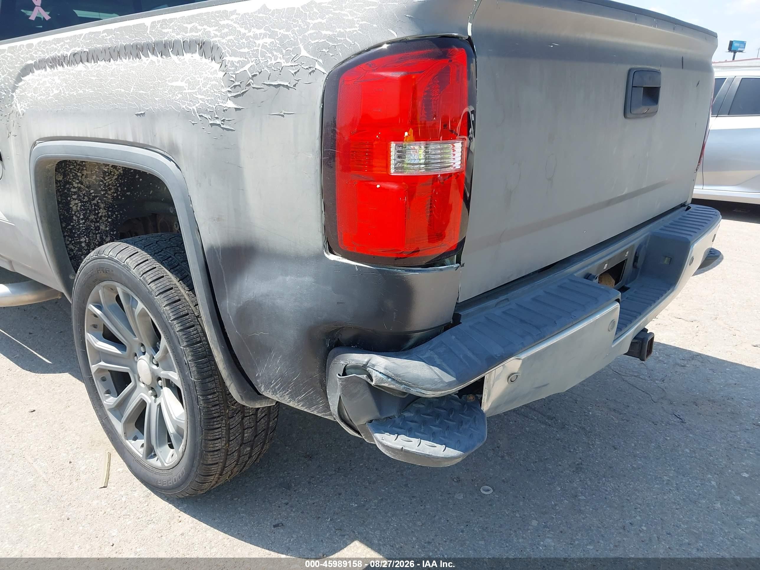 2014 Gmc Sierra 1500 Sle Gray vin: 3GTU2UEC5EG248866