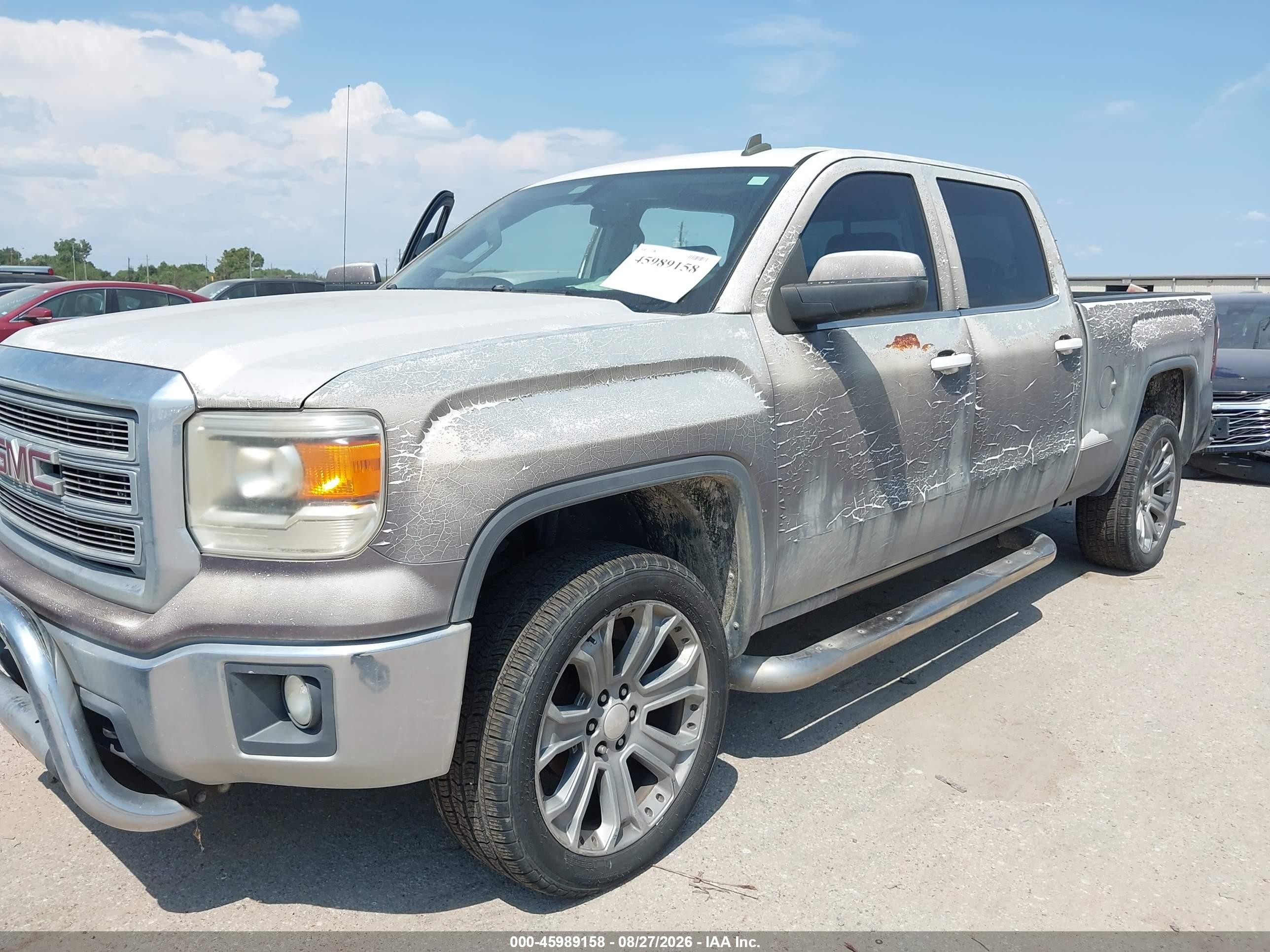 2014 Gmc Sierra 1500 Sle Gray vin: 3GTU2UEC5EG248866