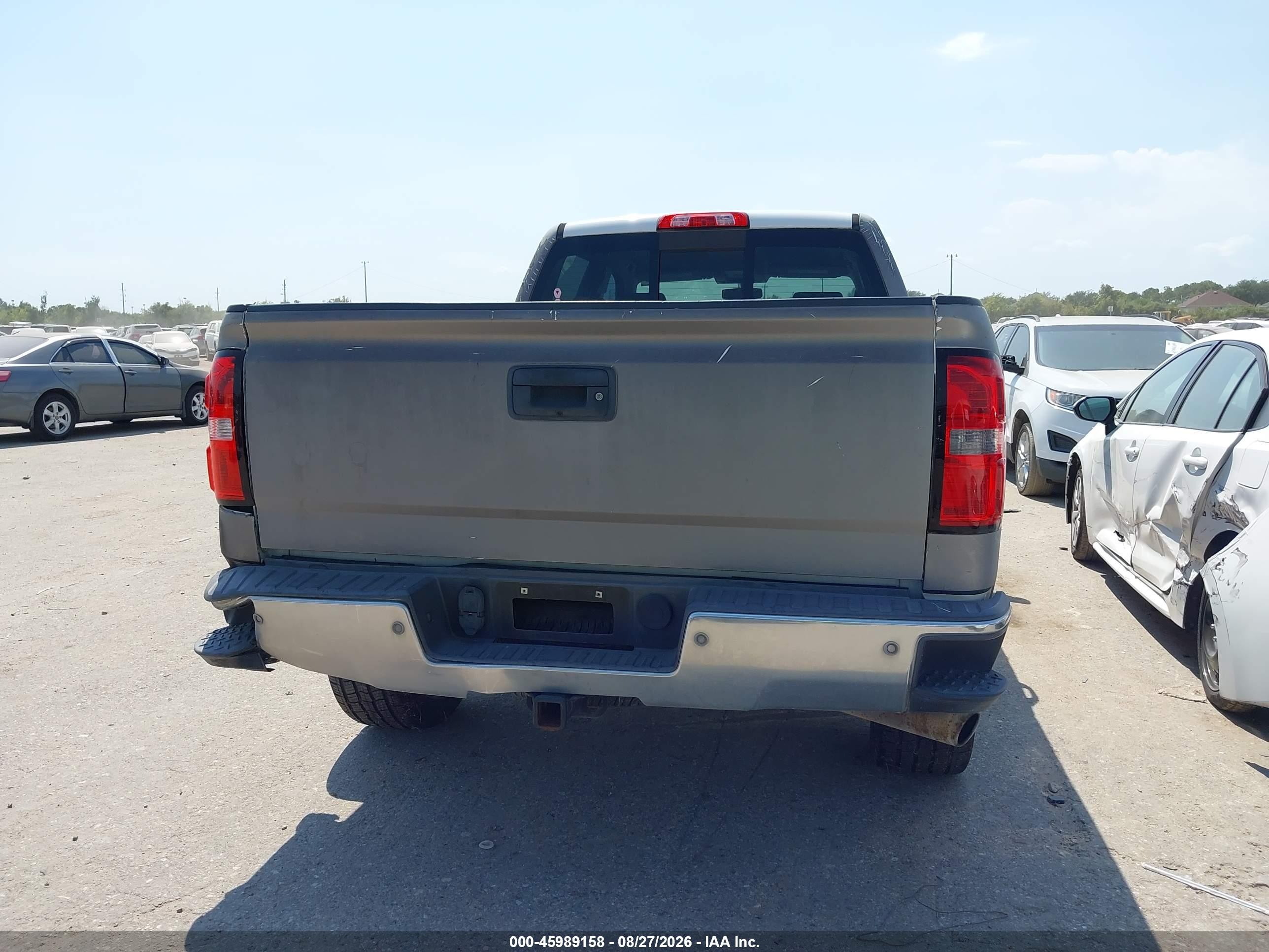 2014 Gmc Sierra 1500 Sle Gray vin: 3GTU2UEC5EG248866