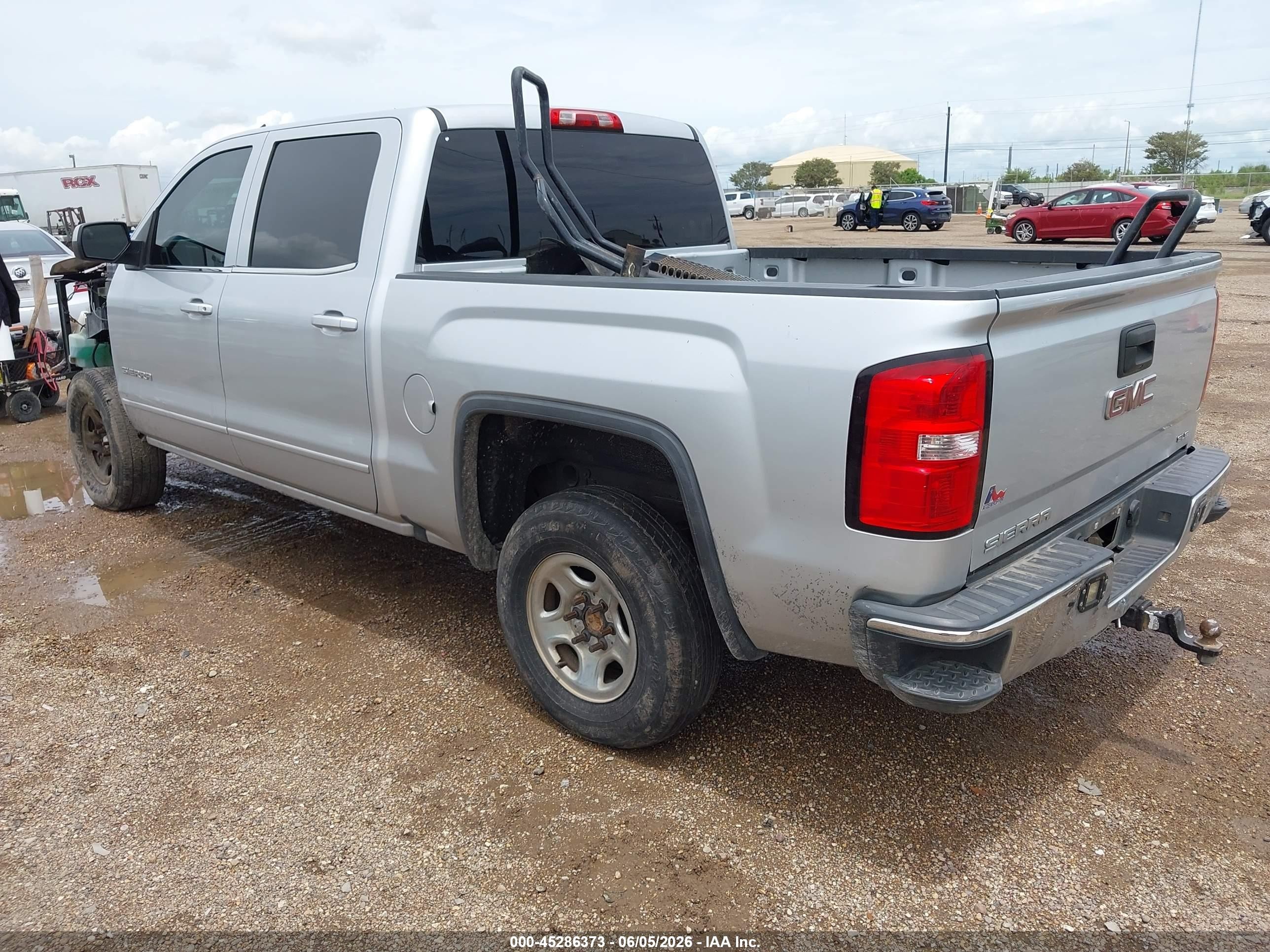 2014 Gmc Sierra 1500 Sle Silver vin: 3GTU2UEC5EG267322
