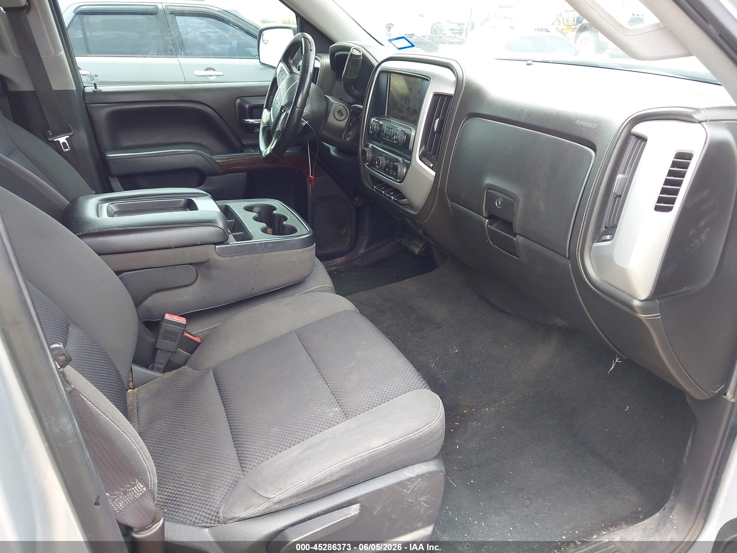 2014 Gmc Sierra 1500 Sle Silver vin: 3GTU2UEC5EG267322