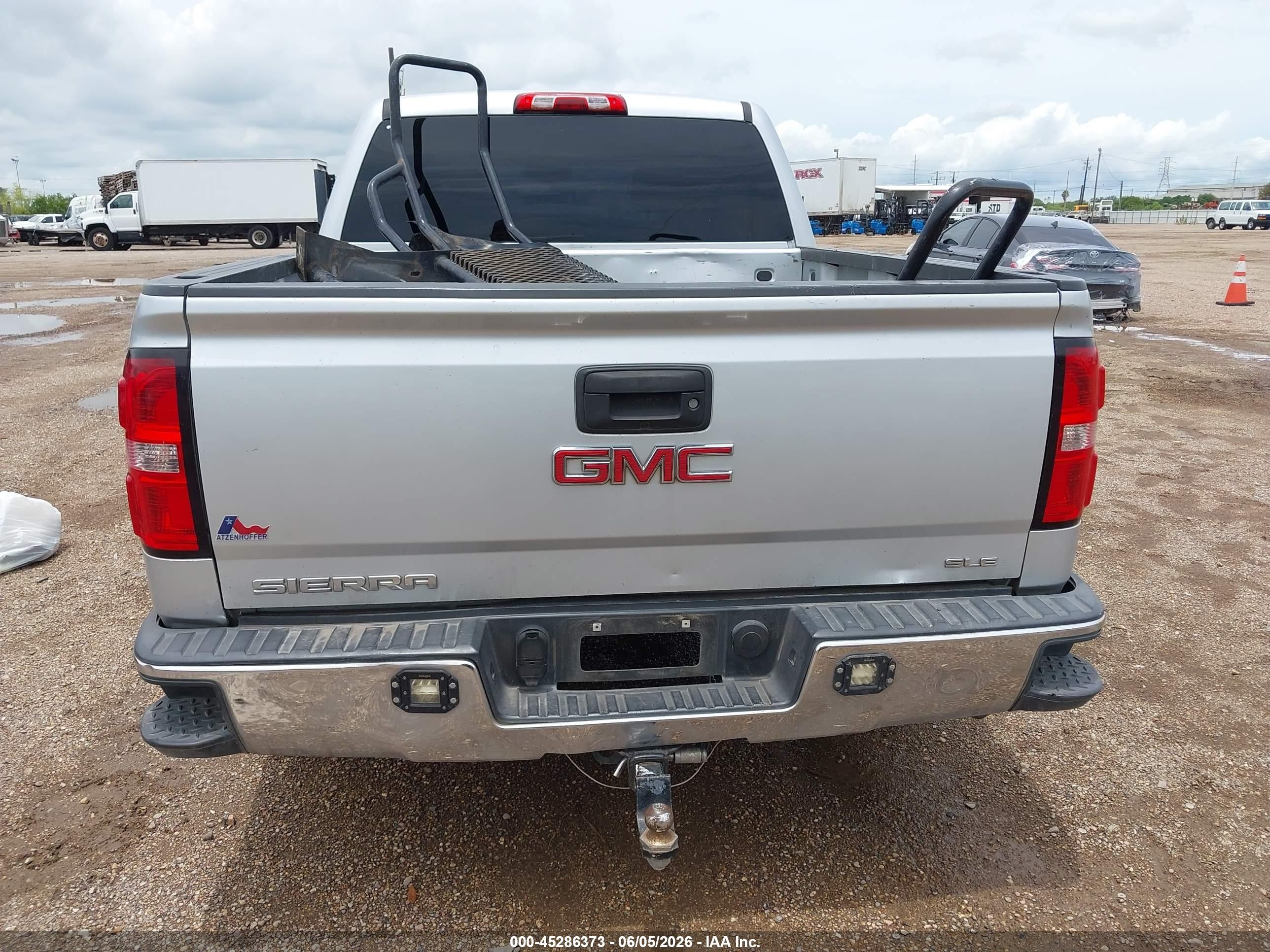 2014 Gmc Sierra 1500 Sle Silver vin: 3GTU2UEC5EG267322