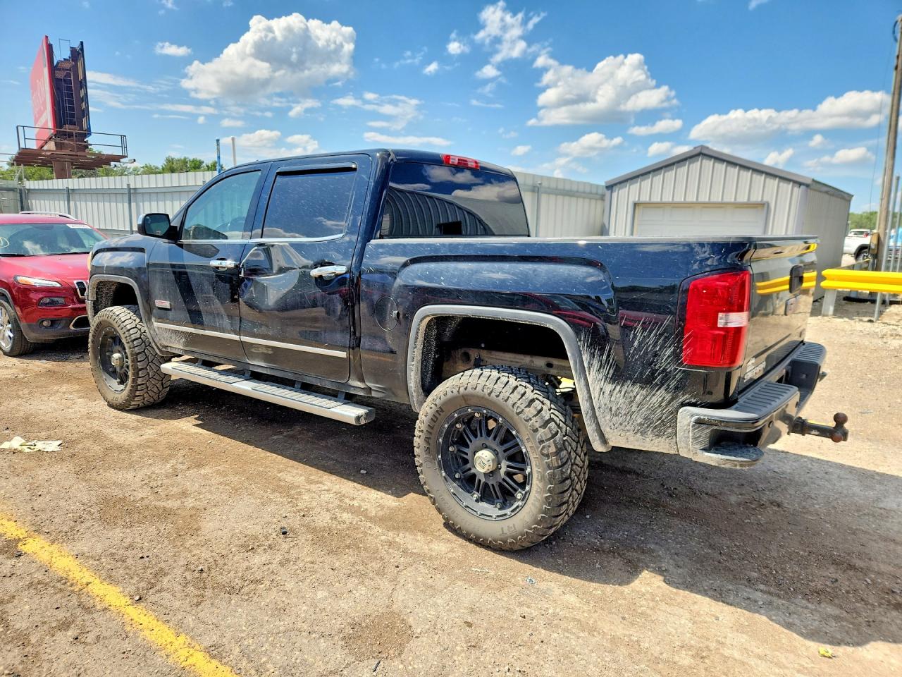 2014 Gmc Sierra K1500 Sle Black vin: 3GTU2UEC5EG307754