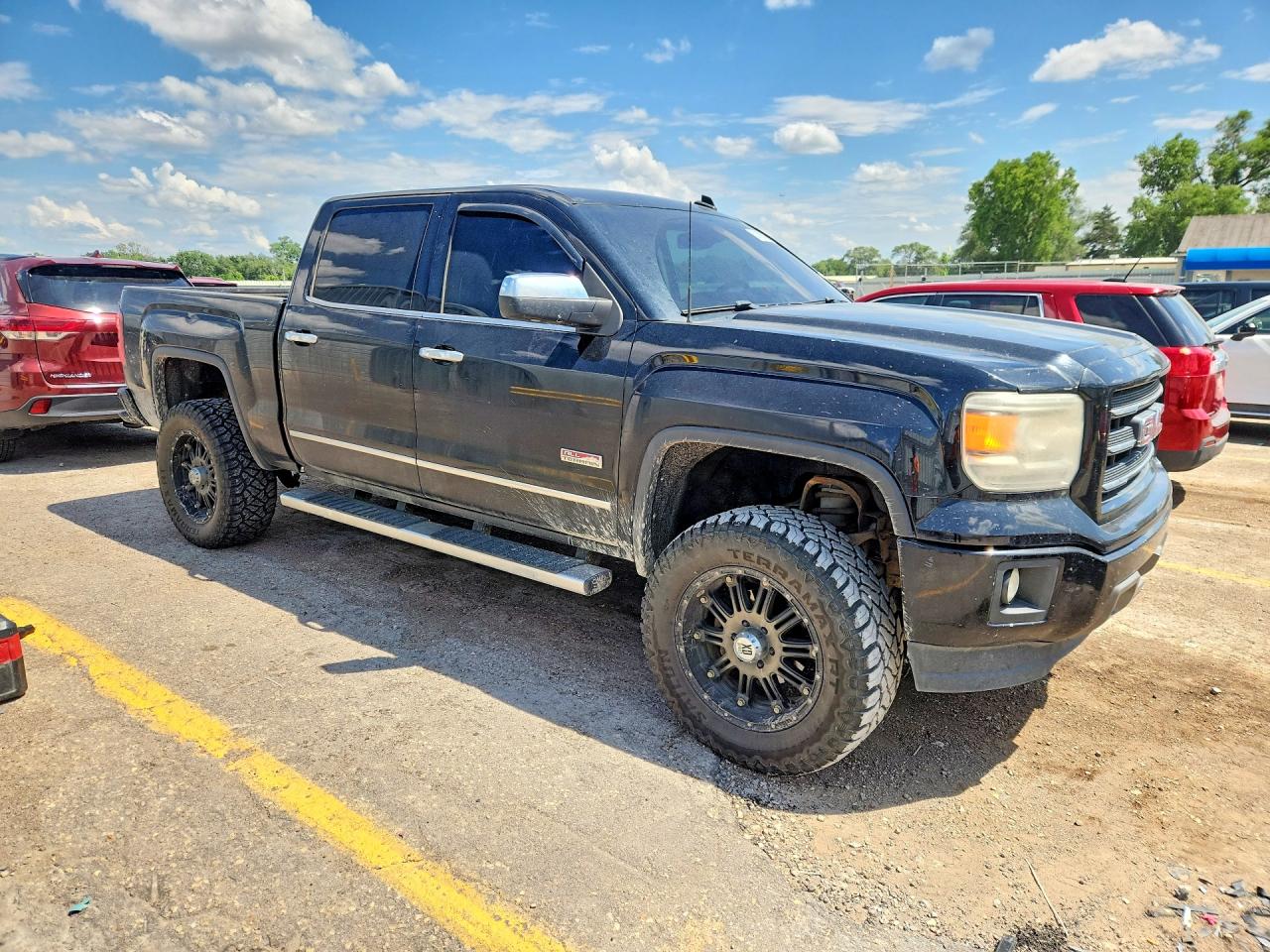 2014 Gmc Sierra K1500 Sle Black vin: 3GTU2UEC5EG307754
