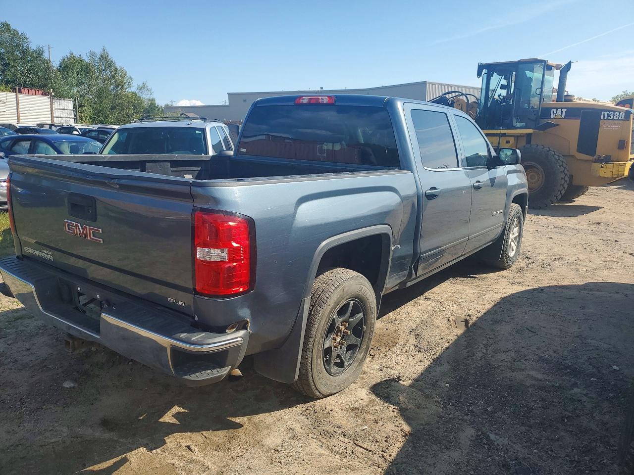 2014 Gmc Sierra K1500 Sle Blue vin: 3GTU2UEC5EG319953