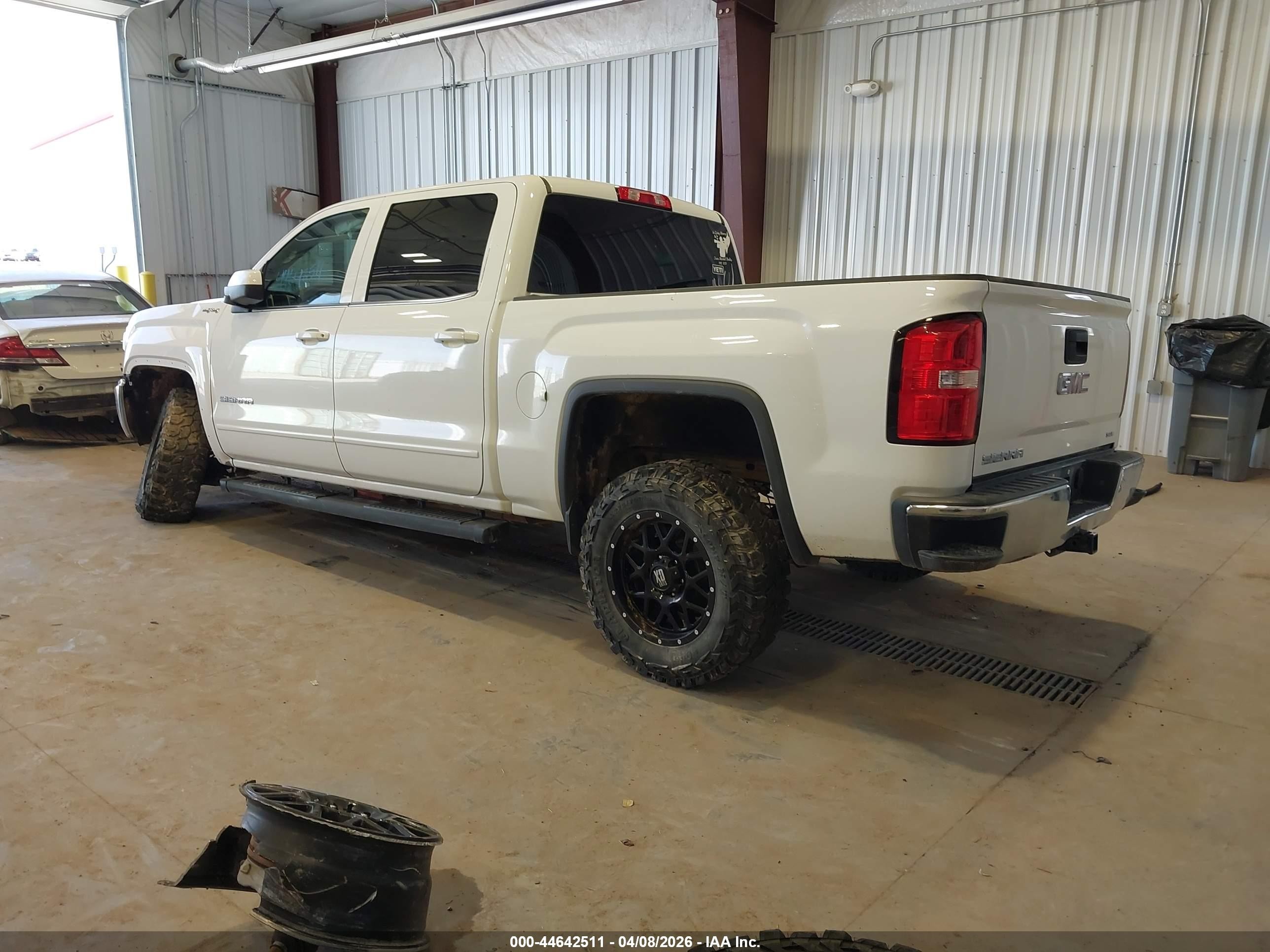 2014 Gmc Sierra 1500 Sle Белый vin: 3GTU2UEC5EG336963