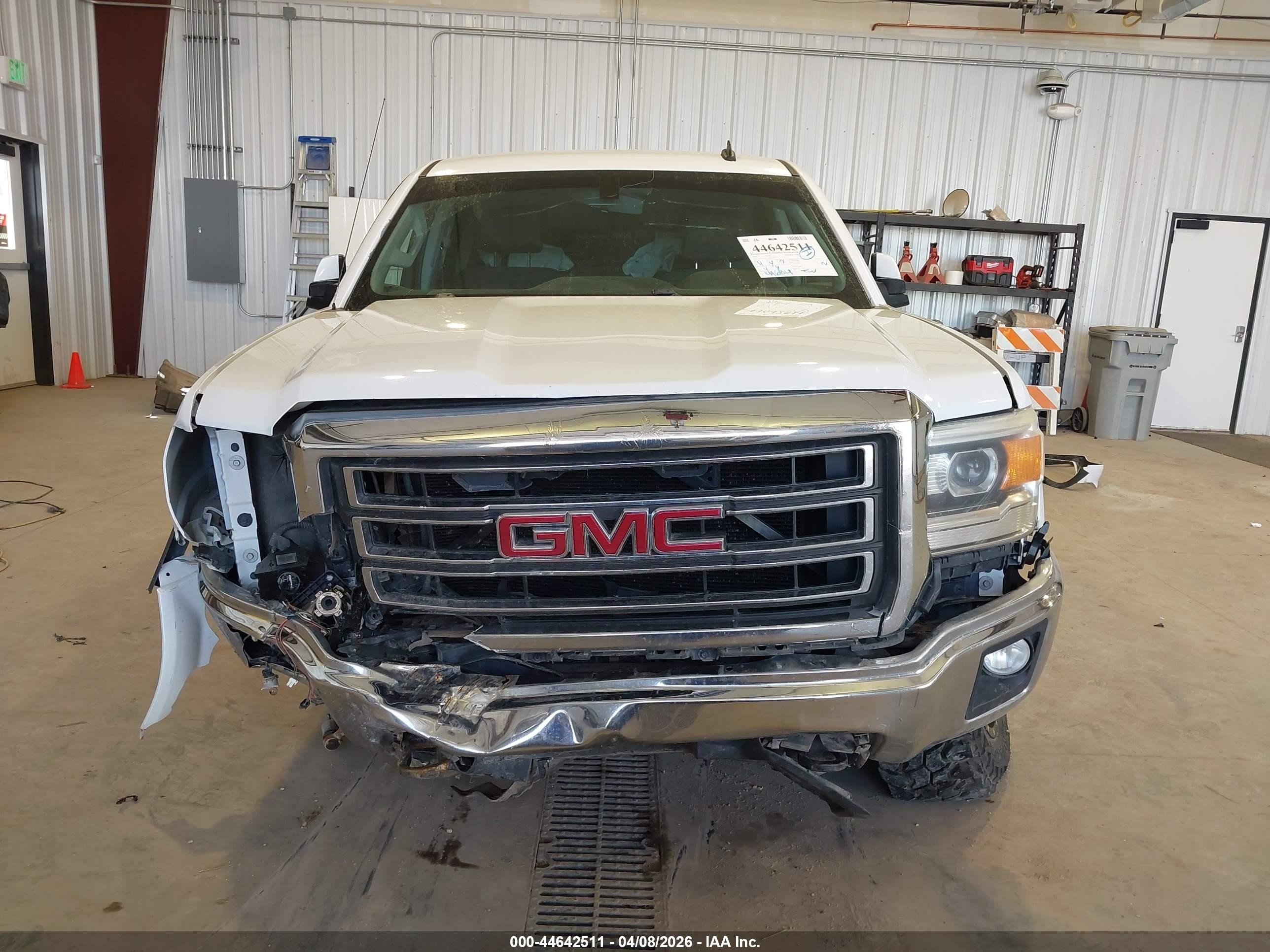2014 Gmc Sierra 1500 Sle Белый vin: 3GTU2UEC5EG336963