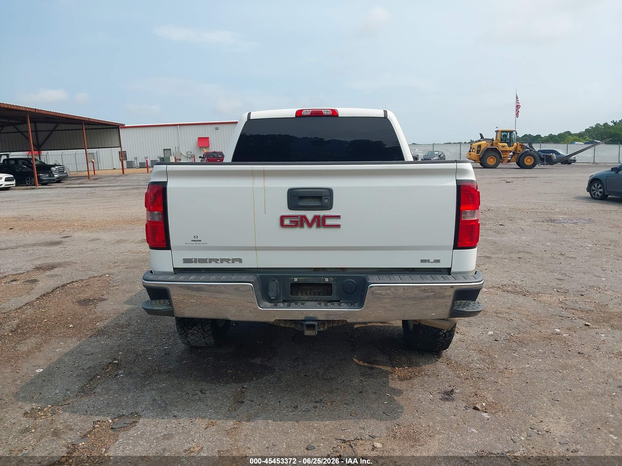2014 Gmc Sierra 1500 Sle White vin: 3GTU2UEC5EG351348