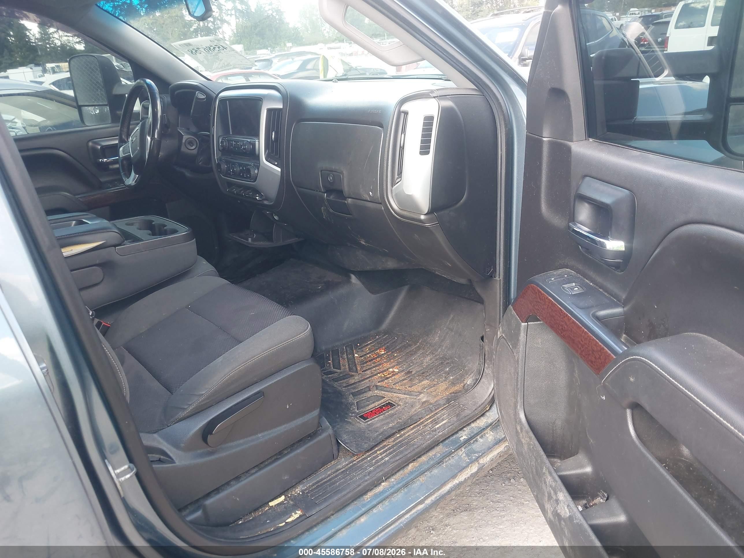 2014 Gmc Sierra 1500 Sle Blue vin: 3GTU2UEC5EG366786