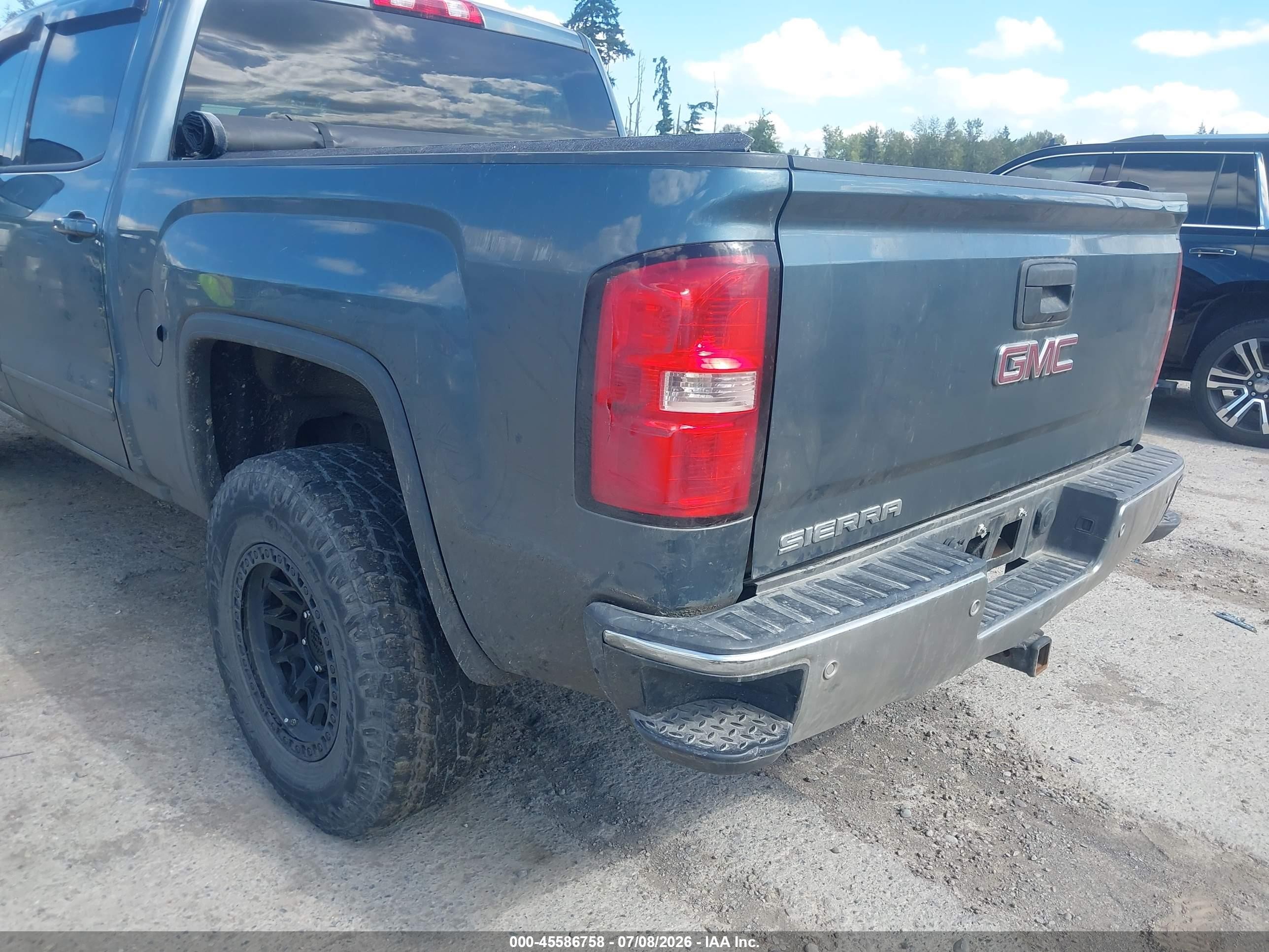 2014 Gmc Sierra 1500 Sle Blue vin: 3GTU2UEC5EG366786