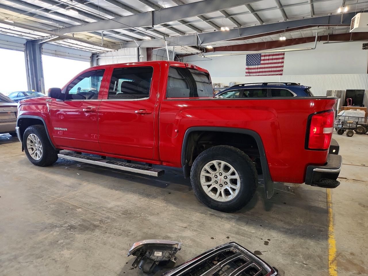 2014 Gmc Sierra K1500 Sle Red vin: 3GTU2UEC5EG470534
