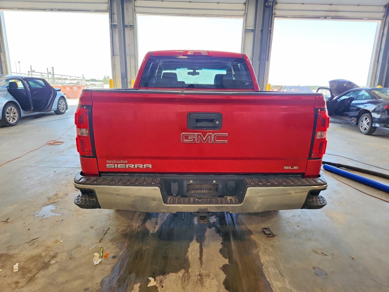 2014 Gmc Sierra K1500 Sle Red vin: 3GTU2UEC5EG470534
