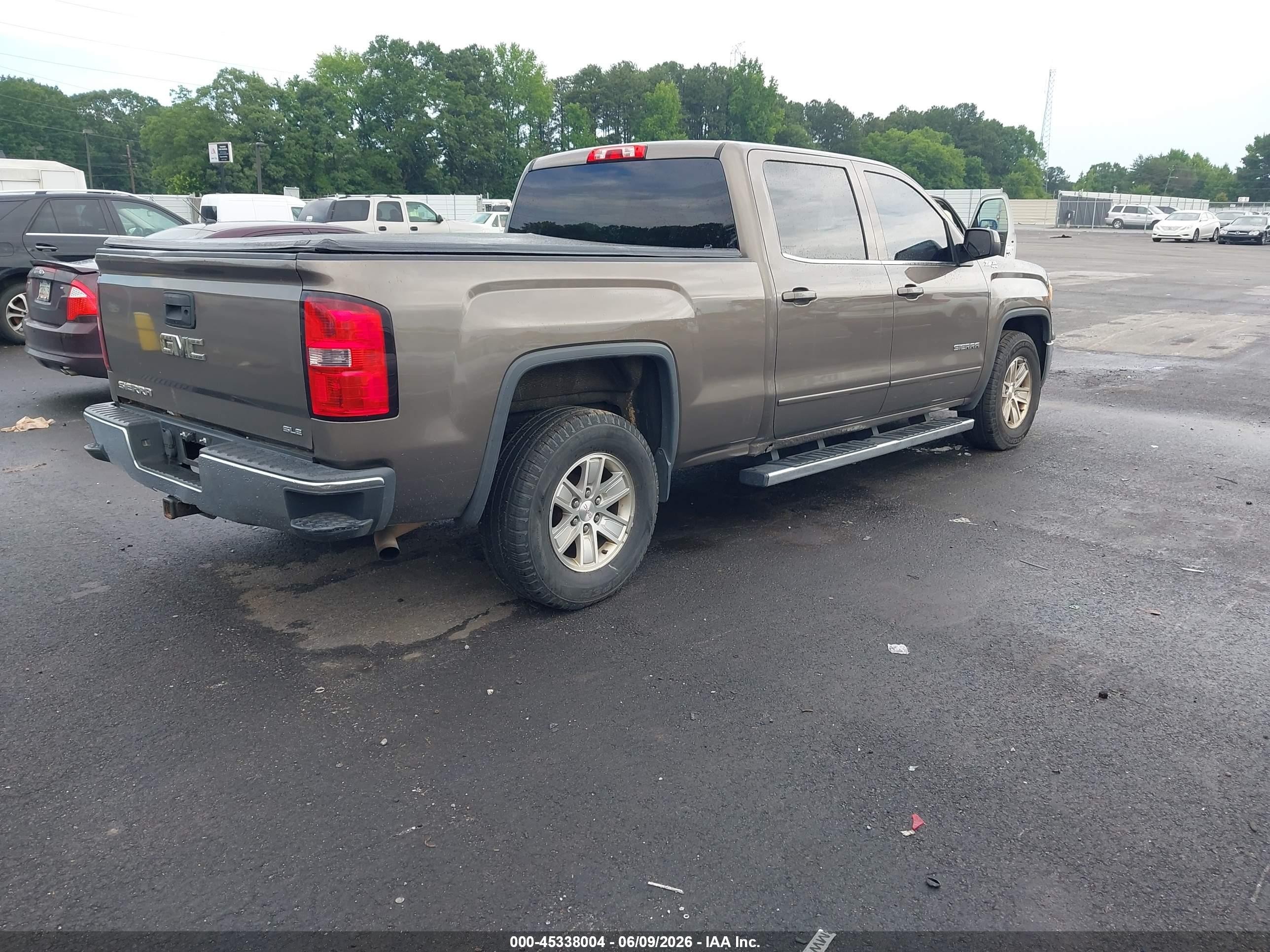 2015 Gmc Sierra 1500 Sle Beige vin: 3GTU2UEC5FG470471