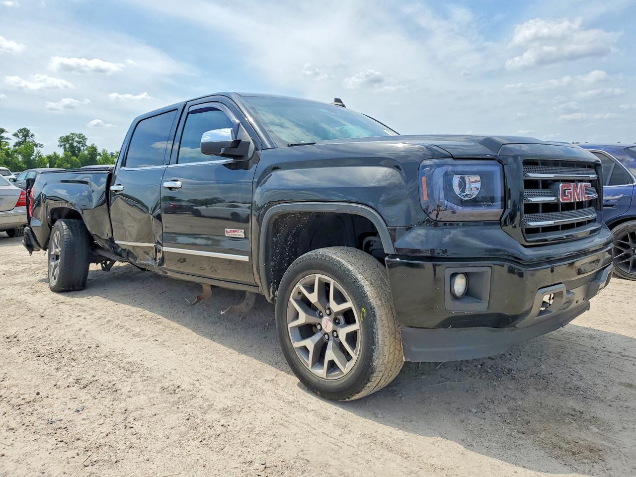 2015 Gmc Sierra K1500 Sle Black vin: 3GTU2UEC5FG487979