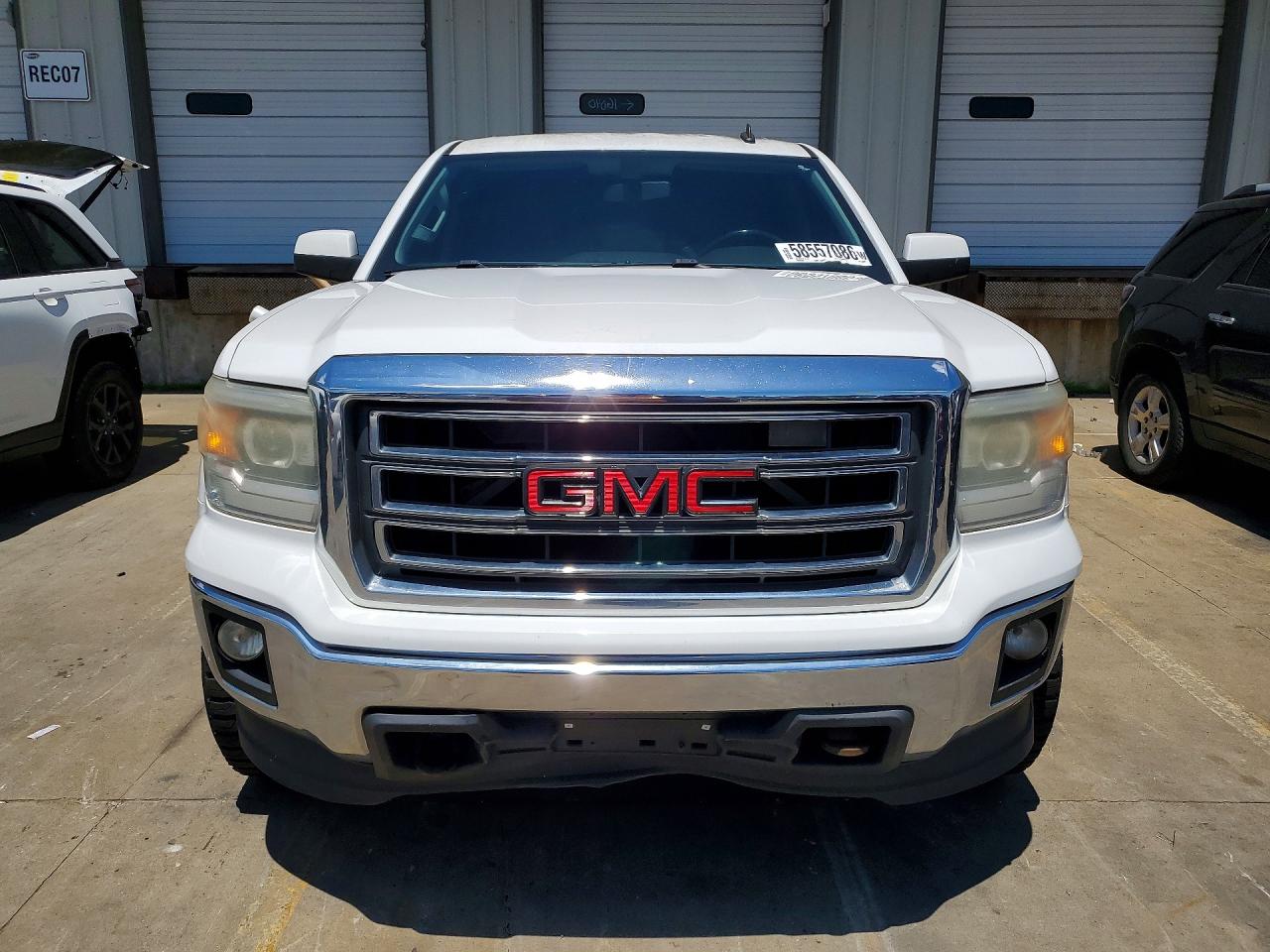 2014 Gmc Sierra K1500 Sle White vin: 3GTU2UEC6EG139980