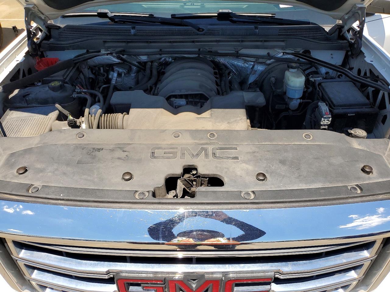 2014 Gmc Sierra K1500 Sle White vin: 3GTU2UEC6EG139980