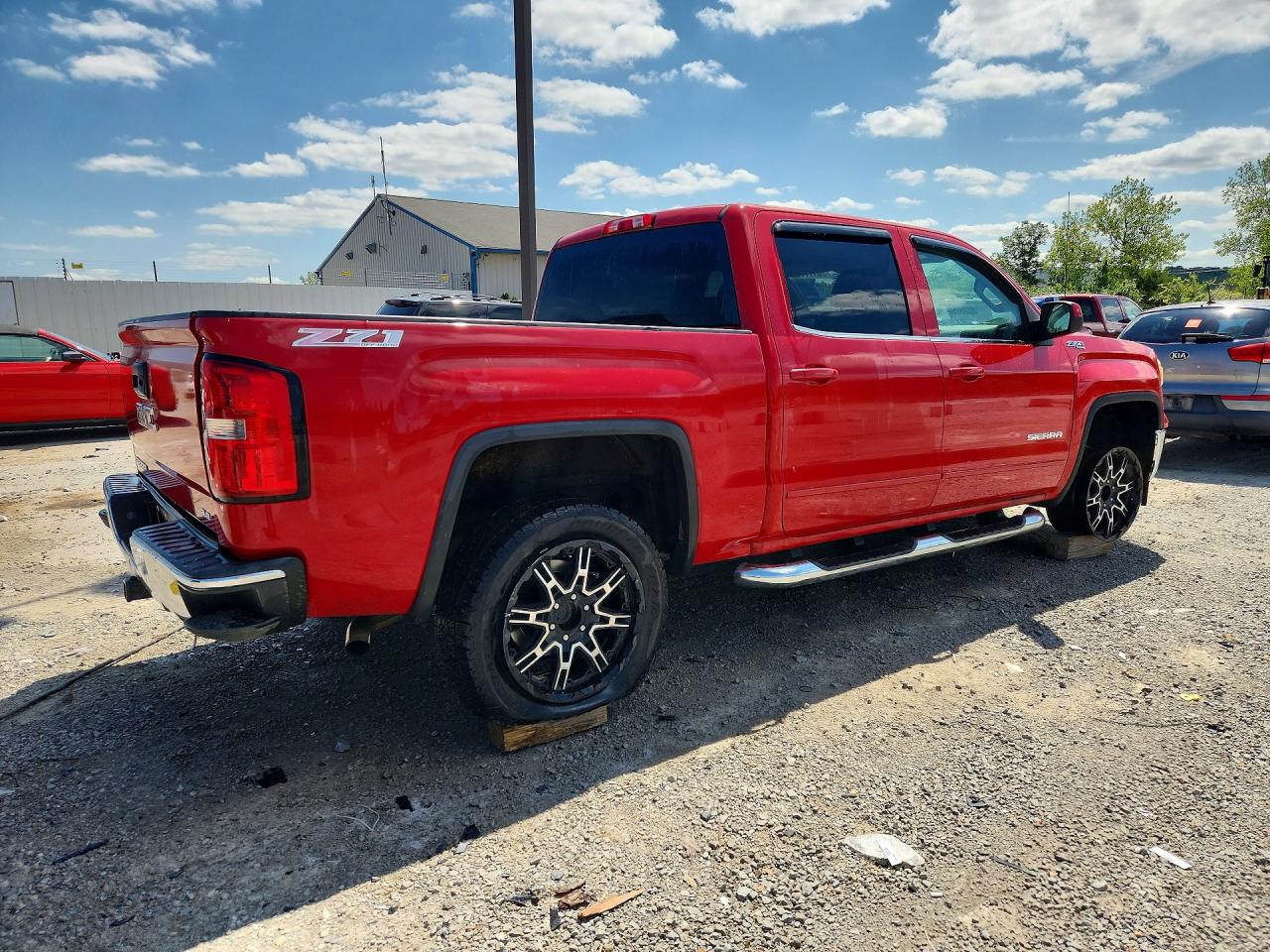 2014 Gmc Sierra K1500 Sle Red vin: 3GTU2UEC6EG229503