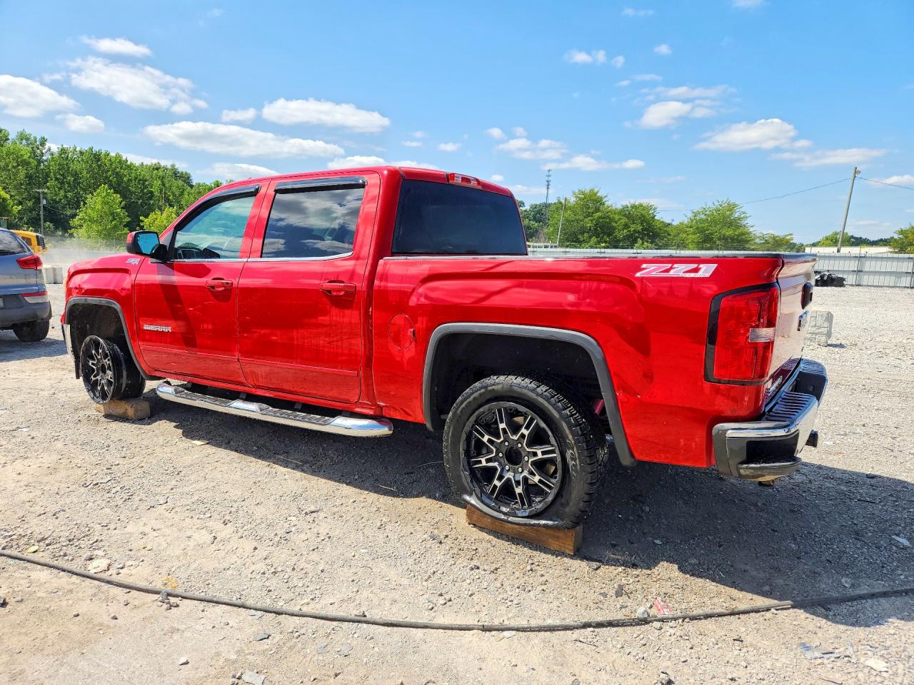 2014 Gmc Sierra K1500 Sle Red vin: 3GTU2UEC6EG229503