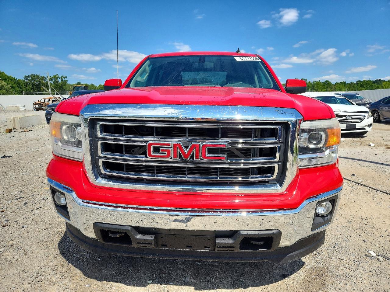 2014 Gmc Sierra K1500 Sle Red vin: 3GTU2UEC6EG229503