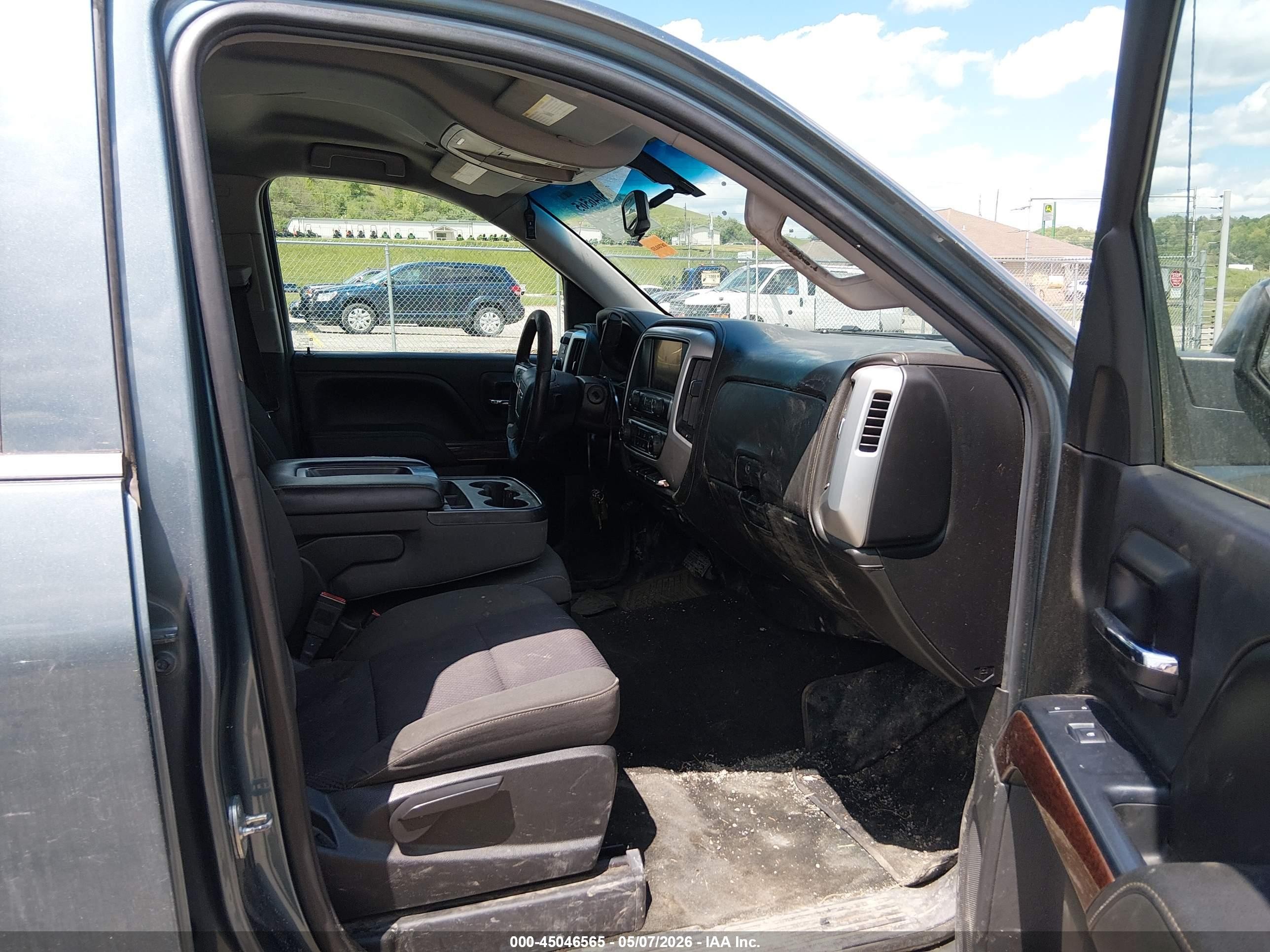2014 Gmc Sierra 1500 Sle Blue vin: 3GTU2UEC6EG256913