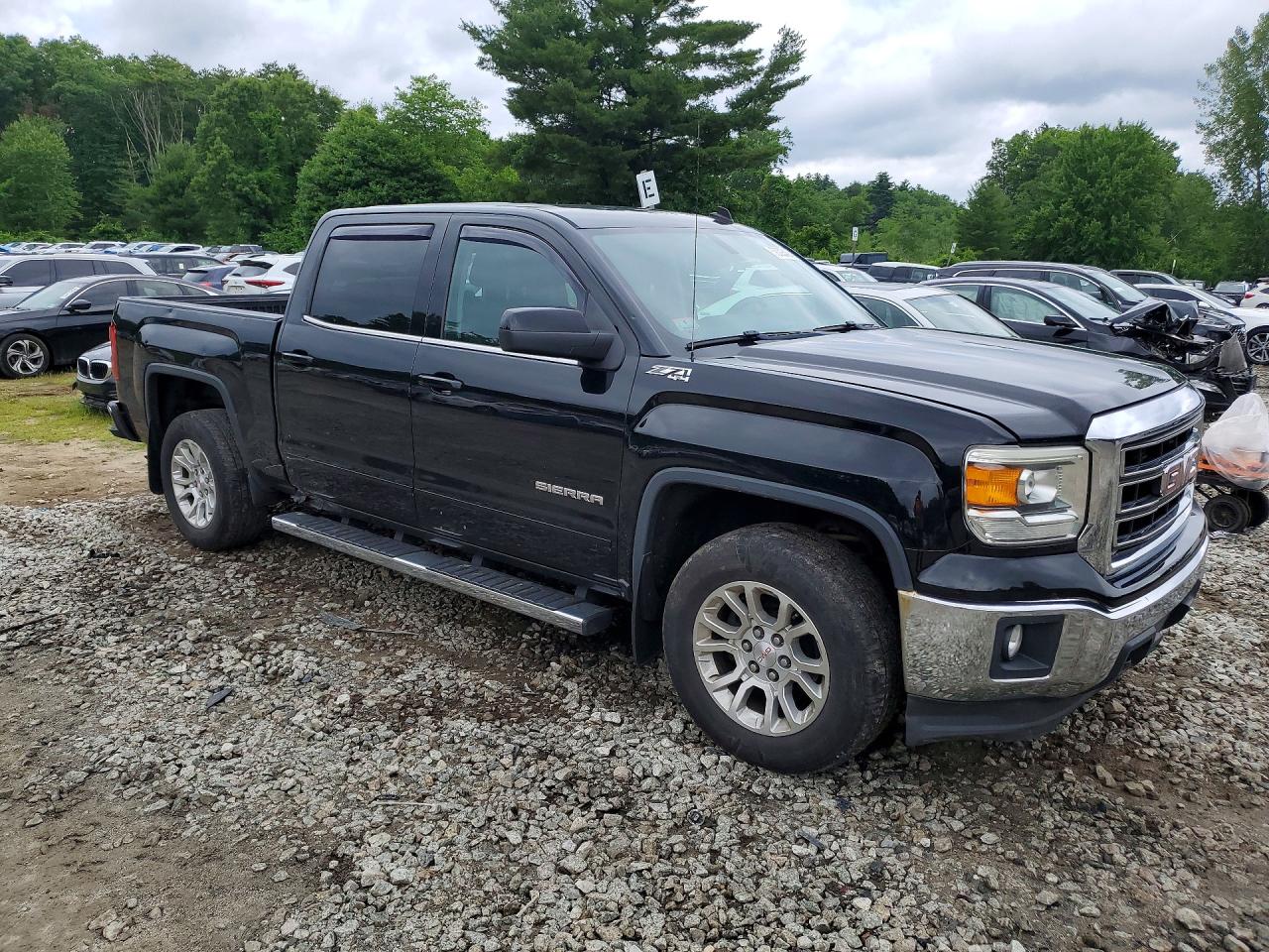 2014 Gmc Sierra K1500 Sle Black vin: 3GTU2UEC6EG363086