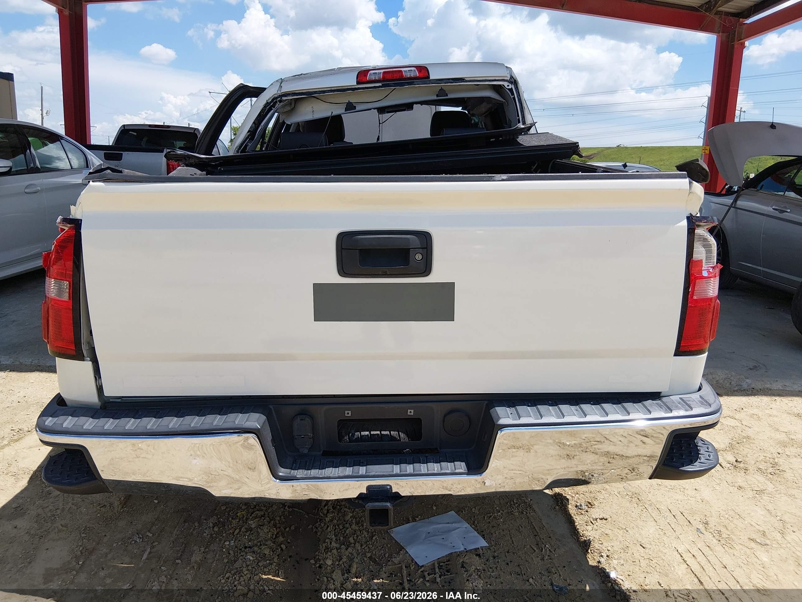 2014 Gmc Sierra 1500 Sle White vin: 3GTU2UEC6EG368952