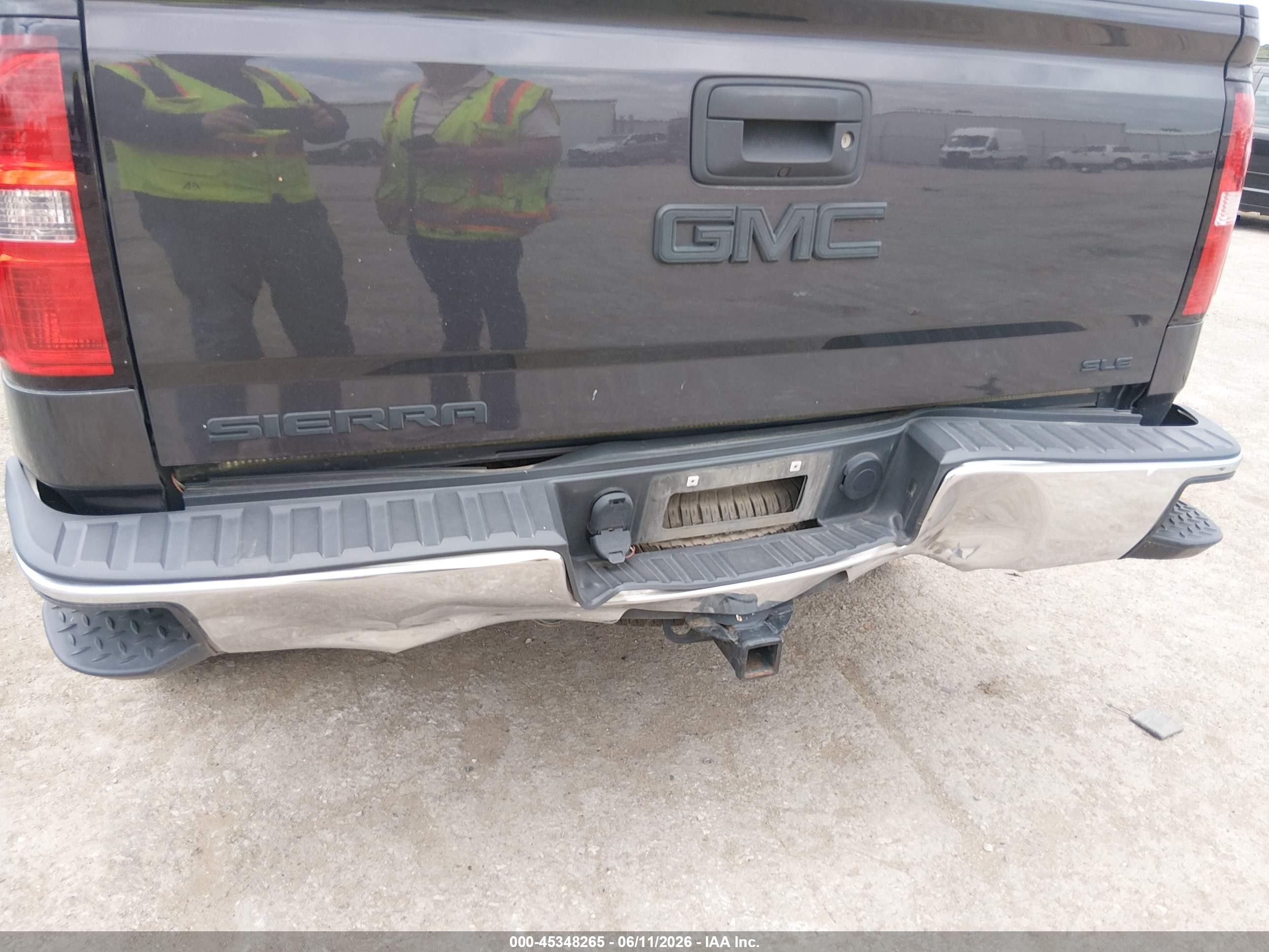 2014 Gmc Sierra 1500 Sle Gray vin: 3GTU2UEC6EG407720