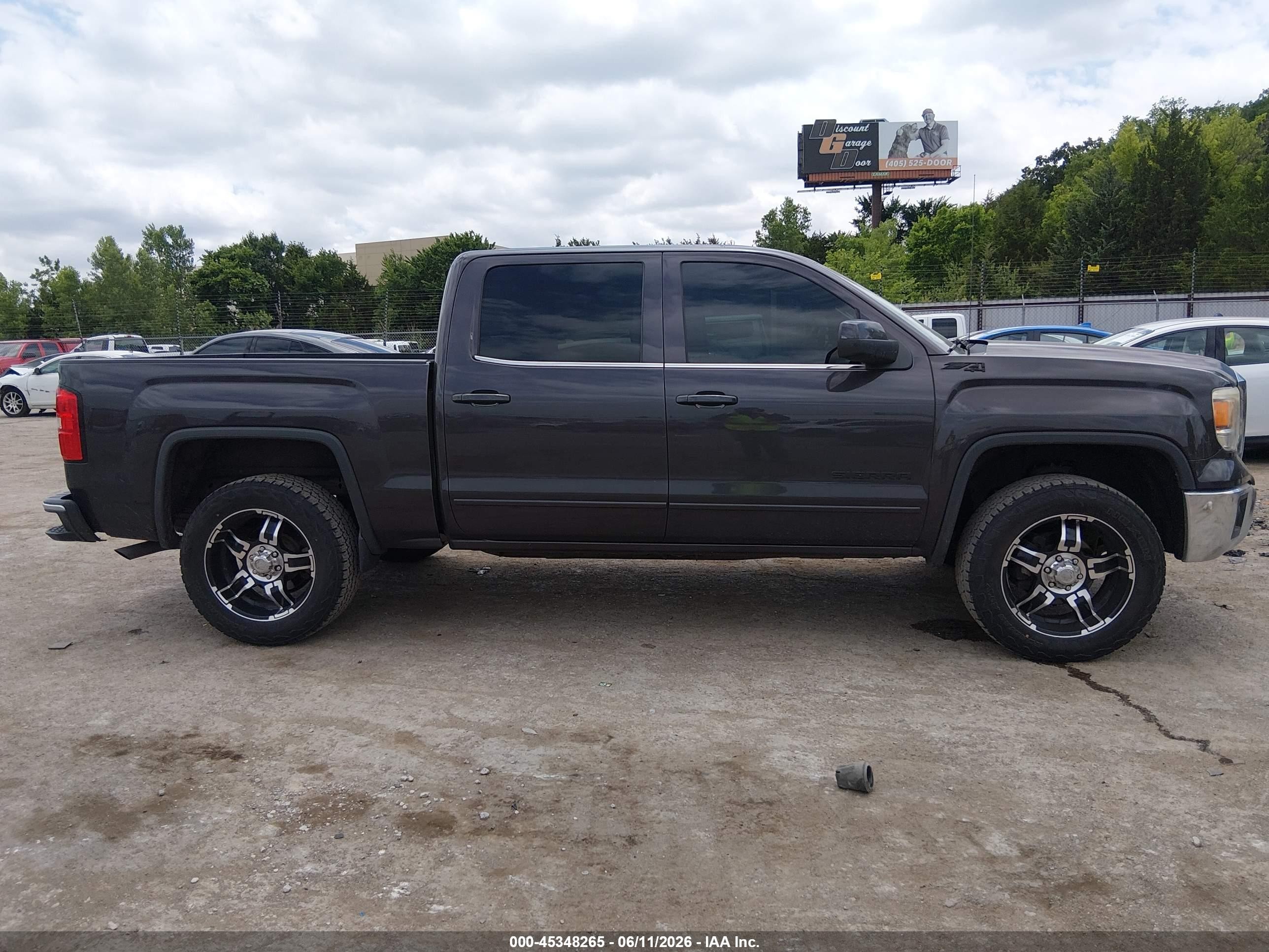 2014 Gmc Sierra 1500 Sle Gray vin: 3GTU2UEC6EG407720