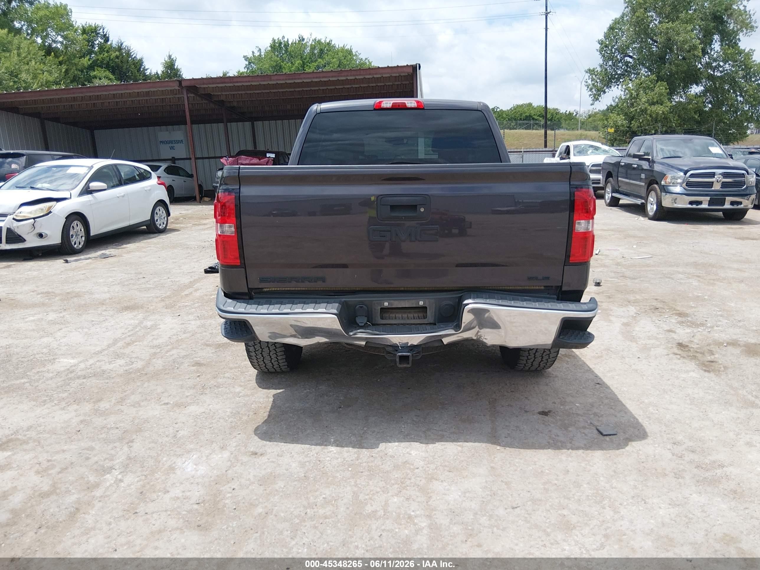2014 Gmc Sierra 1500 Sle Gray vin: 3GTU2UEC6EG407720