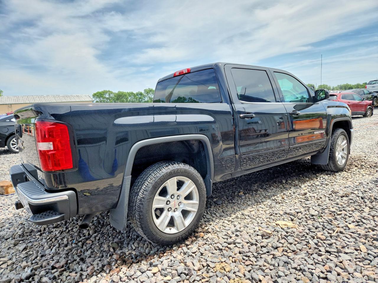 2014 Gmc Sierra K1500 Sle Черный vin: 3GTU2UEC6EG459980