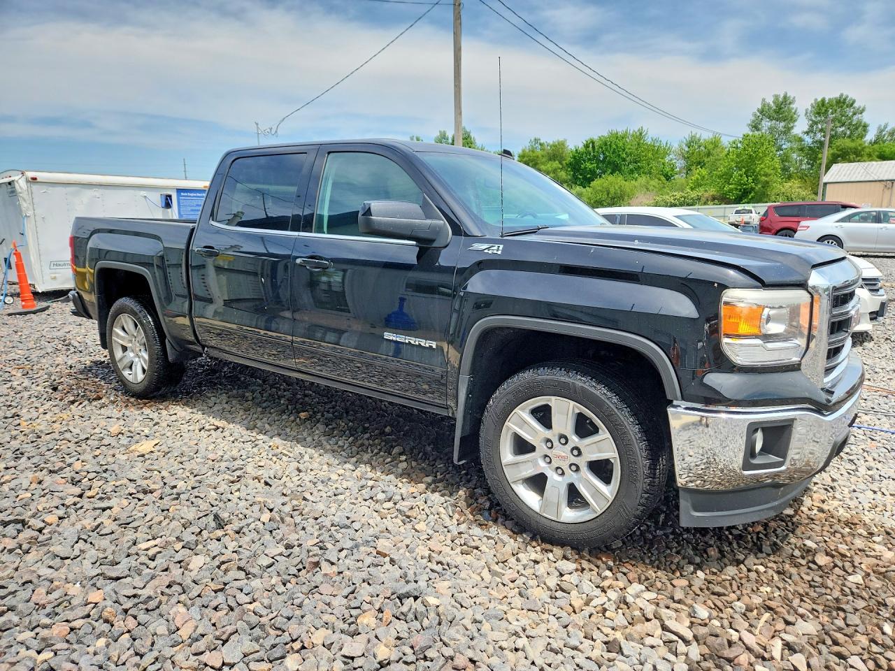 2014 Gmc Sierra K1500 Sle Черный vin: 3GTU2UEC6EG459980