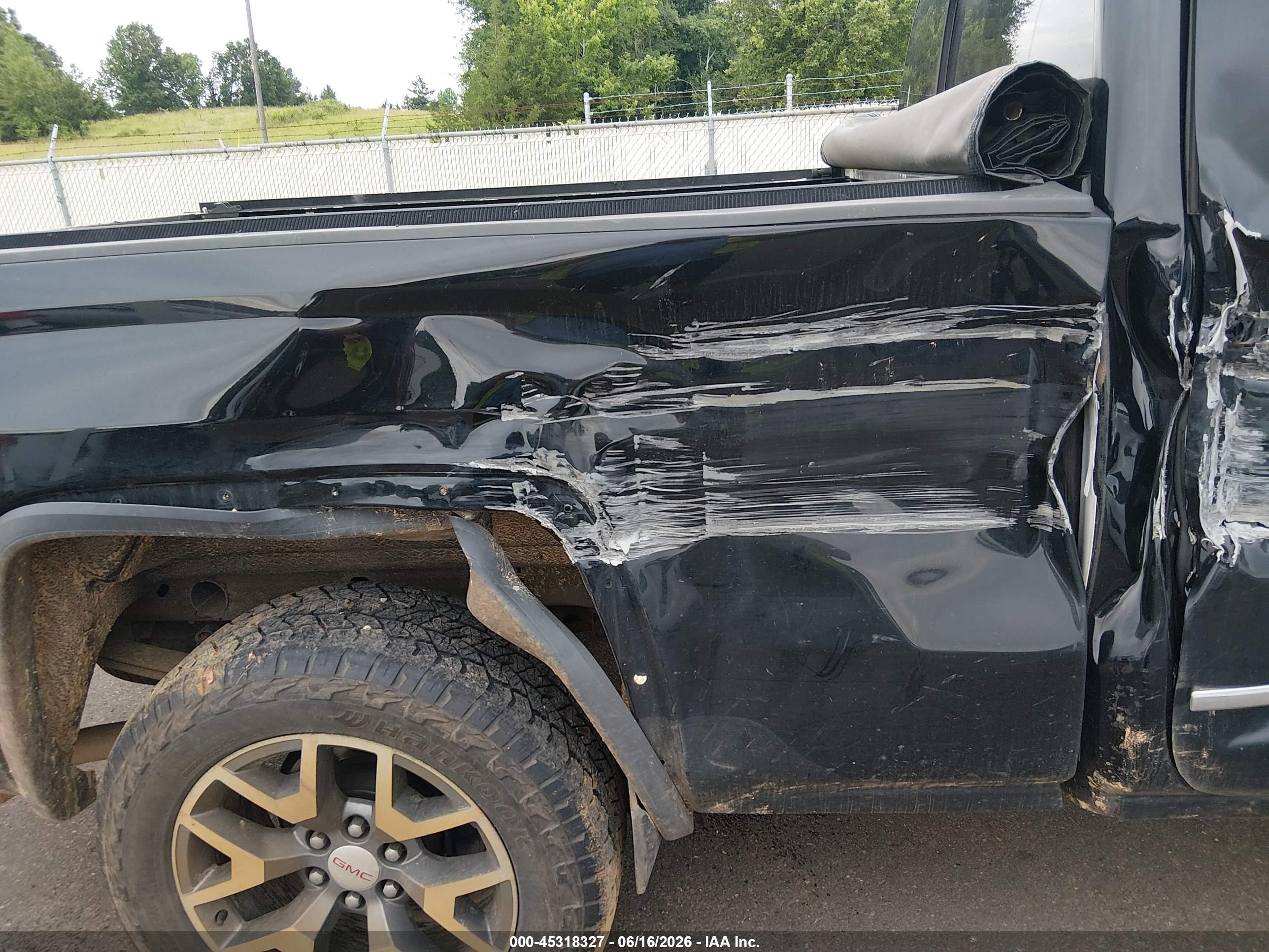 2015 Gmc Sierra 1500 Sle Black vin: 3GTU2UEC6FG208023