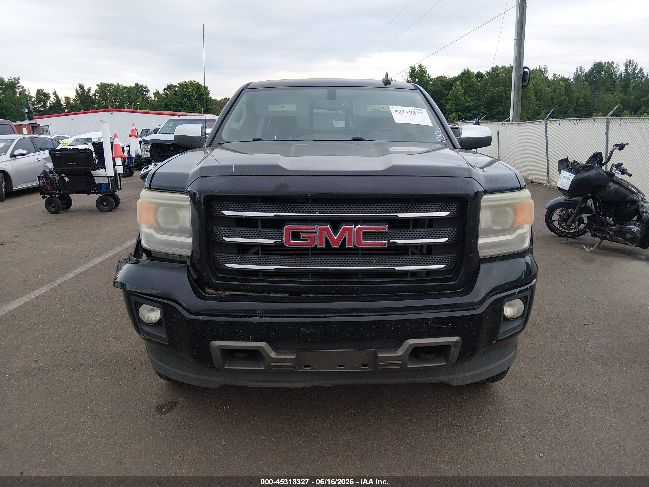 2015 Gmc Sierra 1500 Sle Black vin: 3GTU2UEC6FG208023
