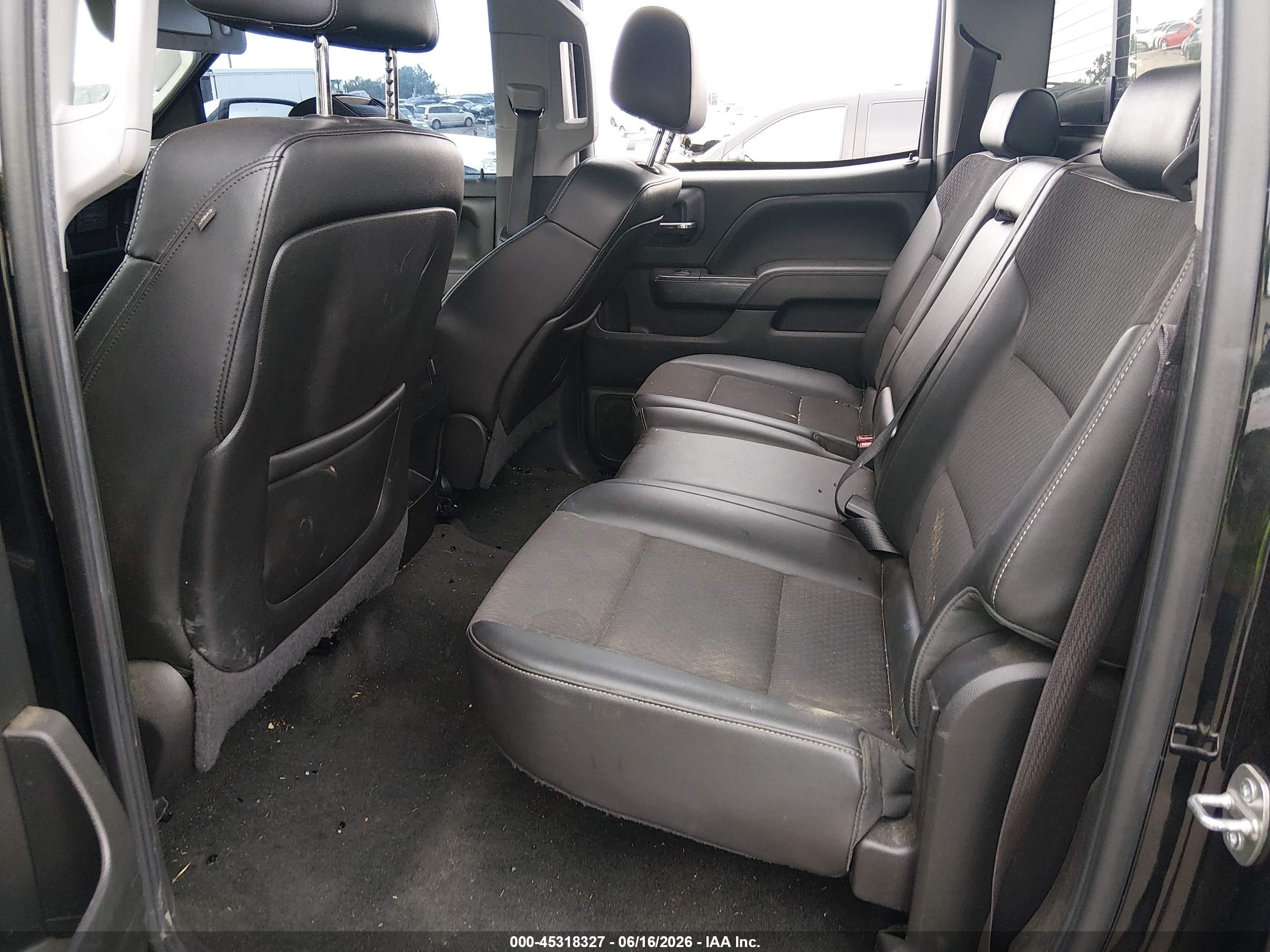2015 Gmc Sierra 1500 Sle Black vin: 3GTU2UEC6FG208023