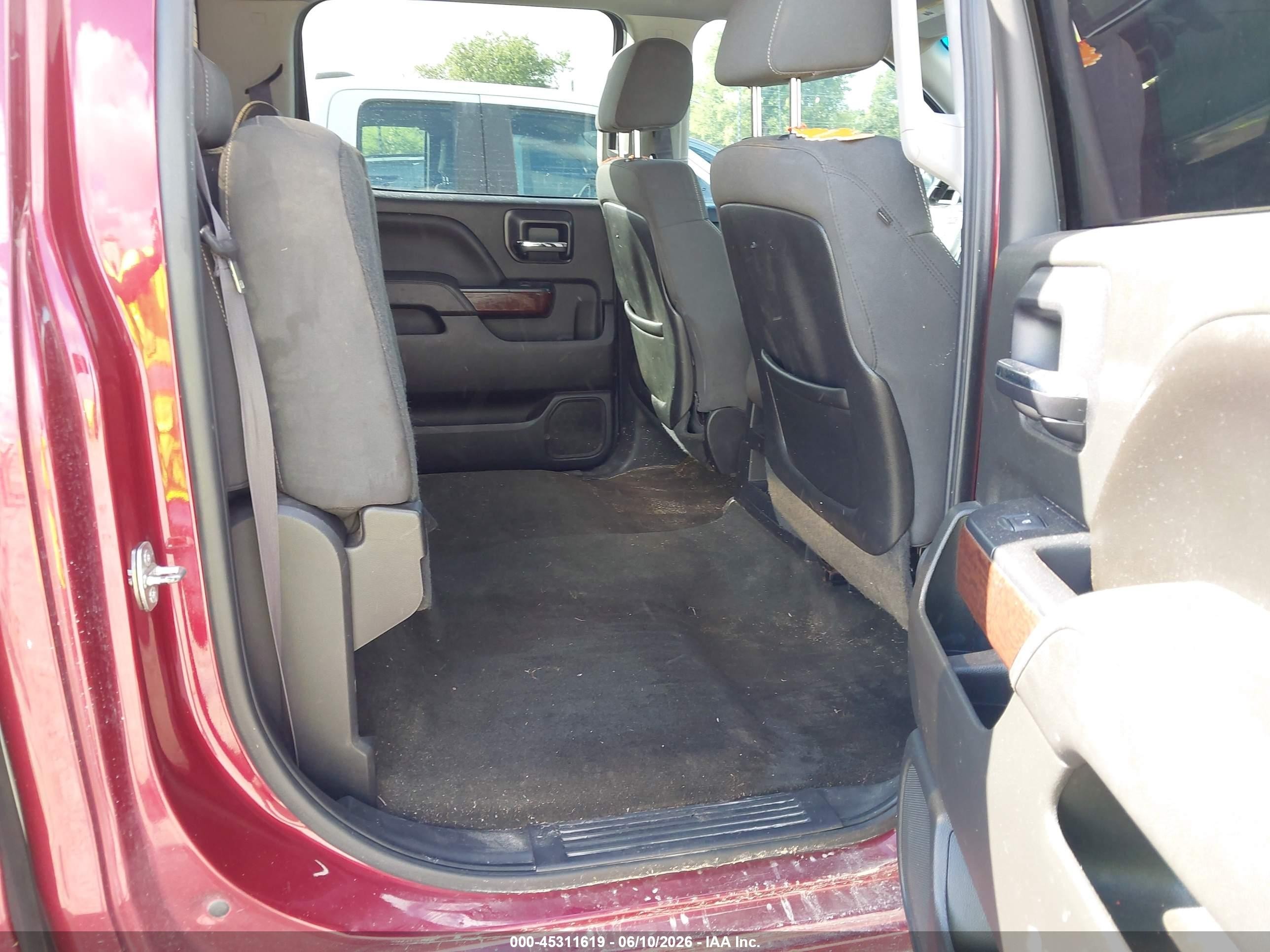 2015 Gmc Sierra 1500 Sle Maroon vin: 3GTU2UEC6FG217658