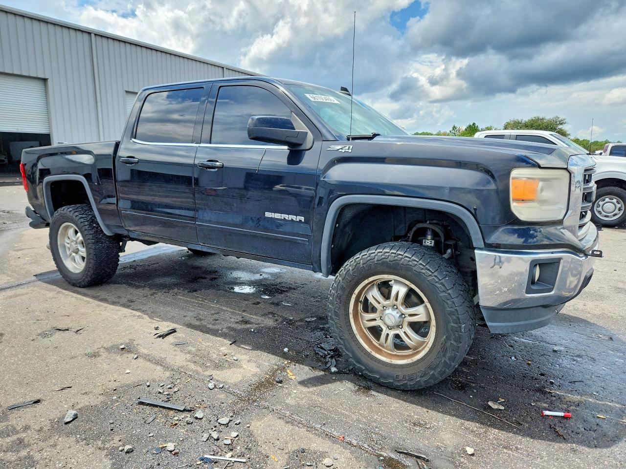2015 Gmc Sierra K1500 Sle Black vin: 3GTU2UEC6FG244231