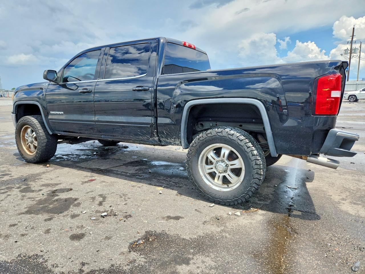 2015 Gmc Sierra K1500 Sle Black vin: 3GTU2UEC6FG244231
