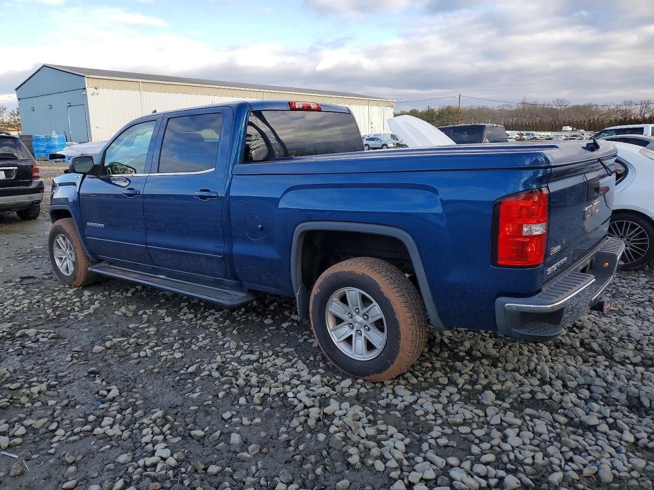 2015 Gmc Sierra K1500 Sle Blue vin: 3GTU2UEC6FG245170
