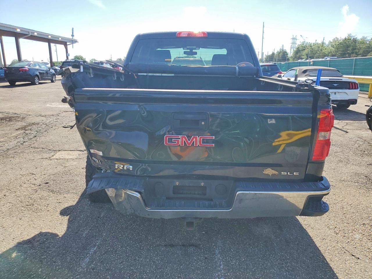 2015 Gmc Sierra K1500 Sle Black vin: 3GTU2UEC6FG362411