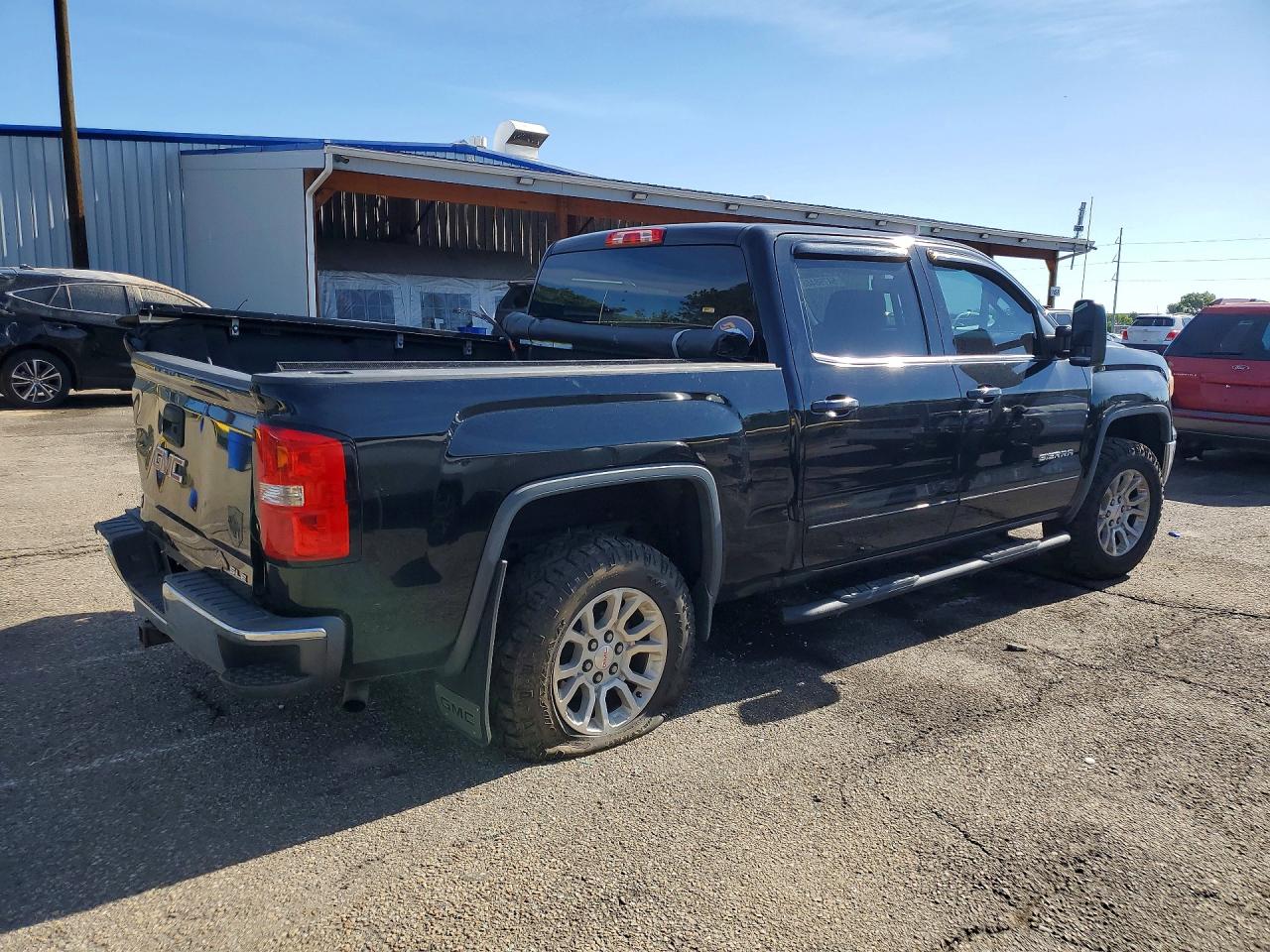 2015 Gmc Sierra K1500 Sle Black vin: 3GTU2UEC6FG362411