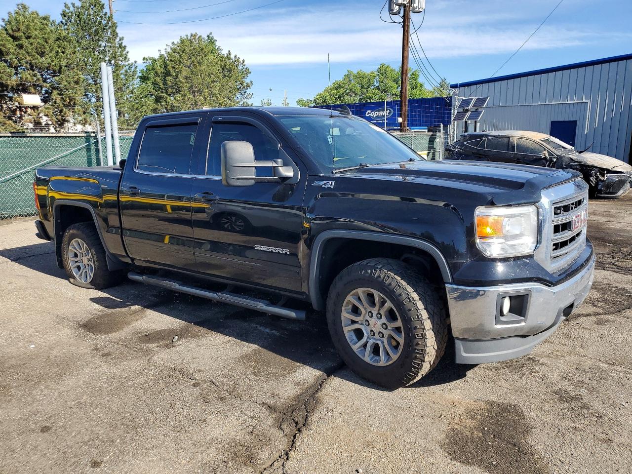 2015 Gmc Sierra K1500 Sle Black vin: 3GTU2UEC6FG362411