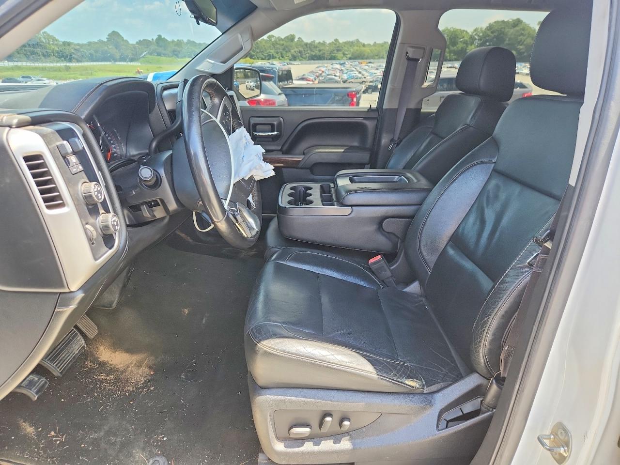 2015 Gmc Sierra K1500 Sle White vin: 3GTU2UEC6FG432912