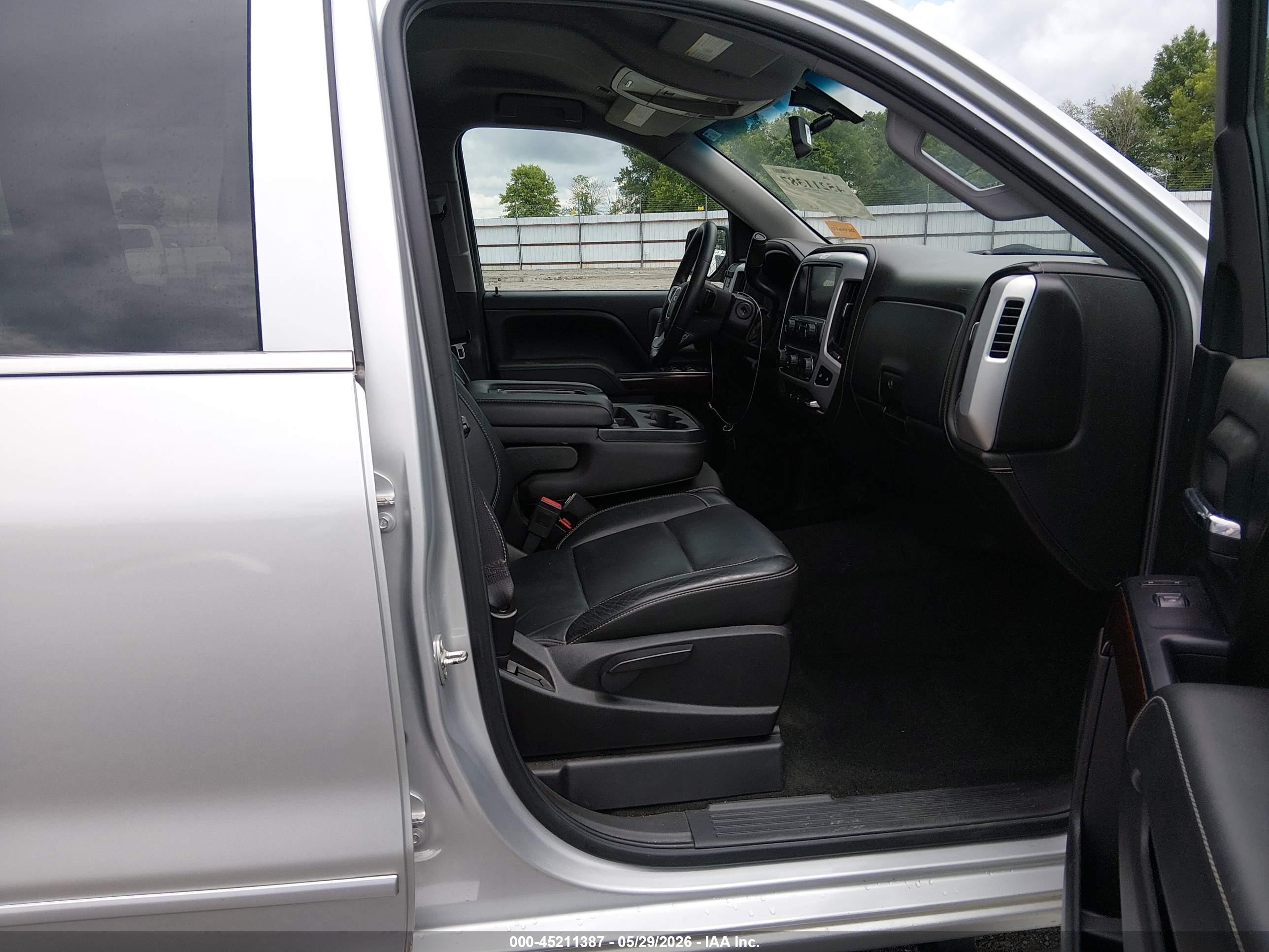 2015 Gmc Sierra 1500 Sle Silver vin: 3GTU2UEC6FG437012