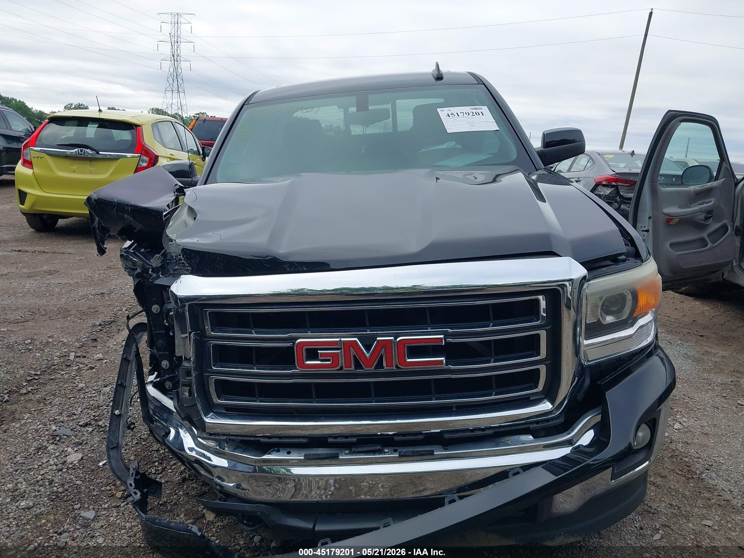 2015 Gmc Sierra 1500 Sle Black vin: 3GTU2UEC6FG491393